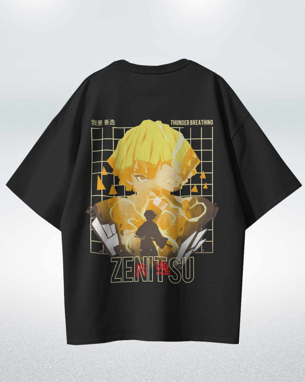 Zenitsu Demon Slayer Premium Oversized T-shirt