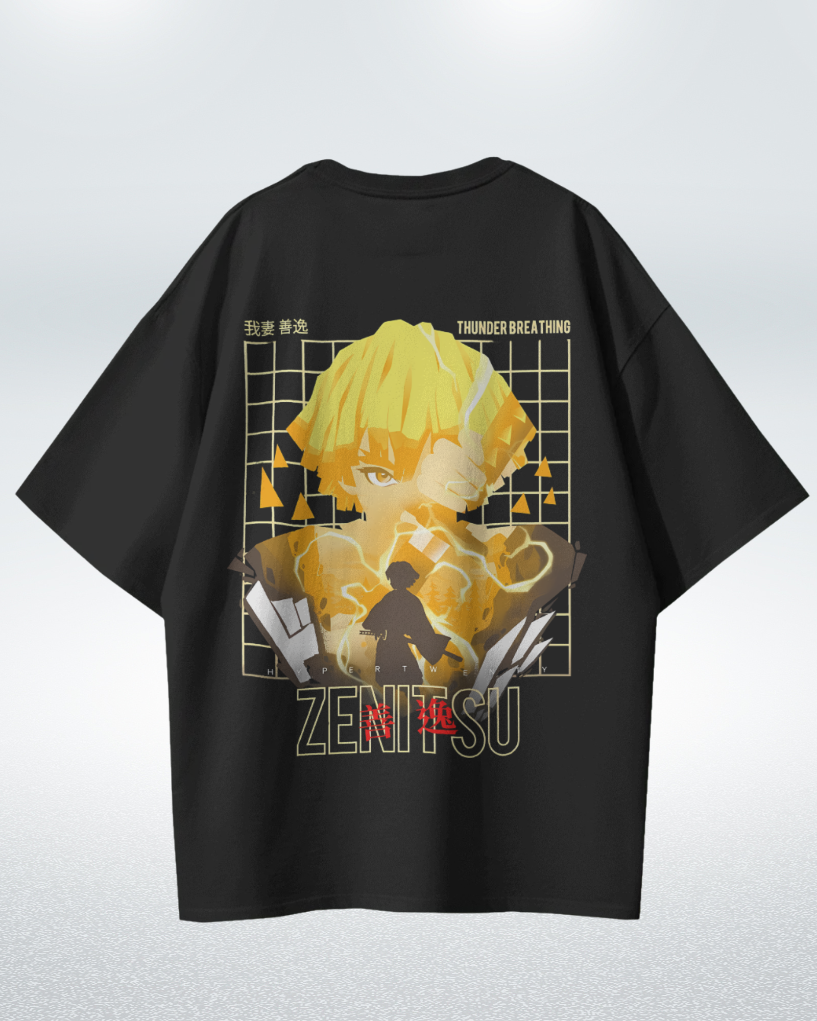Zenitsu Demon Slayer Premium Oversized T-shirt