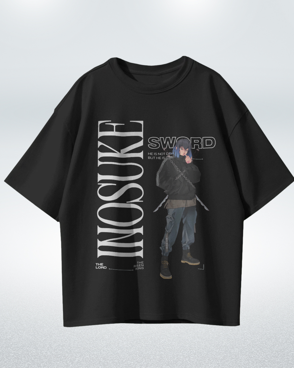 Inosuke Demon Slayer Premium Oversized T-shirt