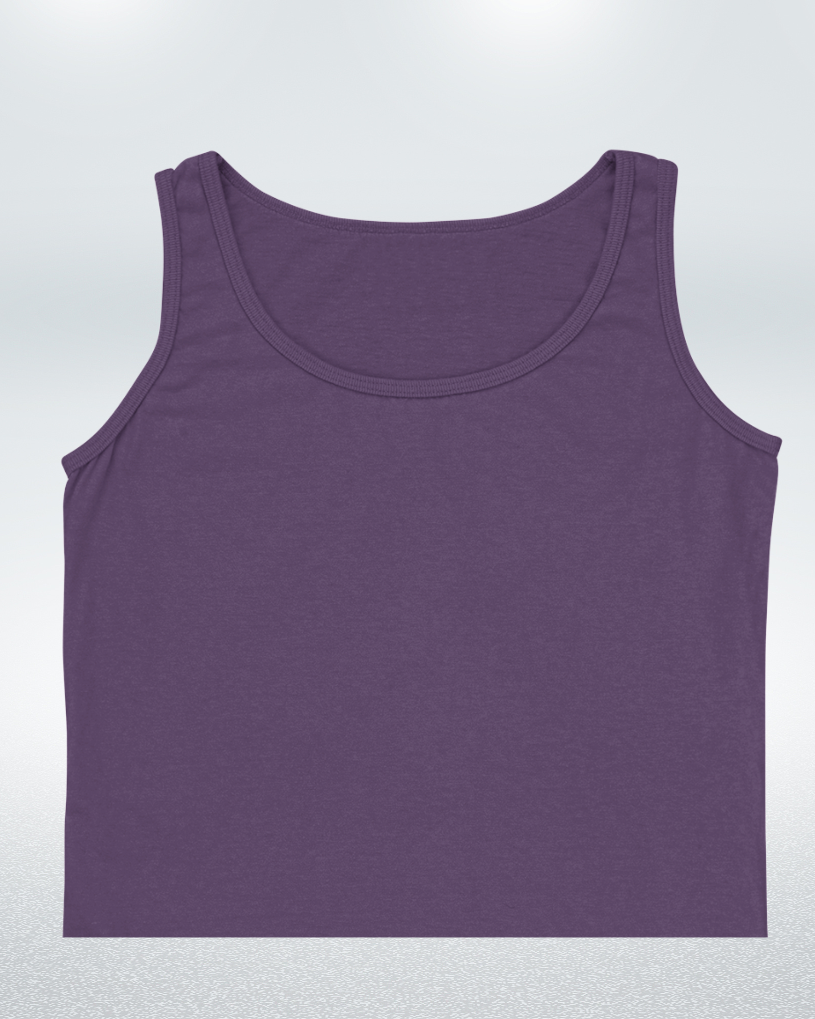 Purple Crop Tank Top