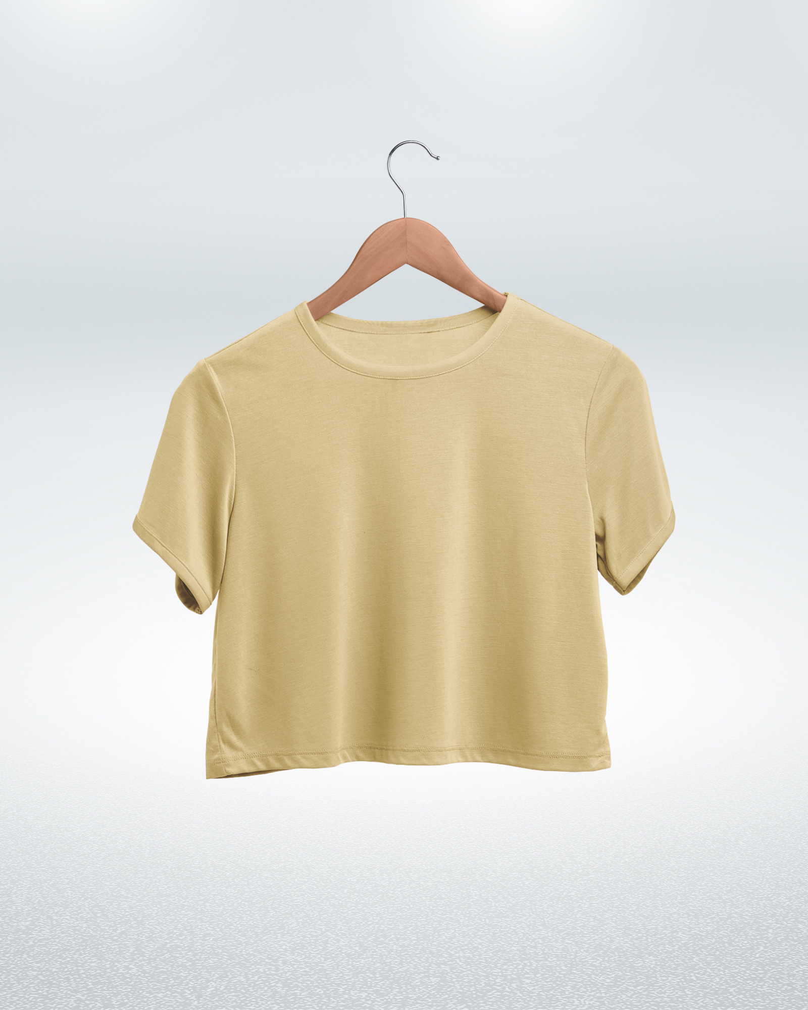 Beige Crop Top