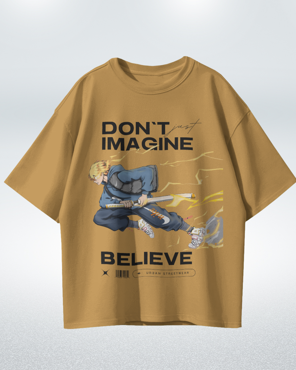 Believe in Thunder Zenitsu Premium Oversized