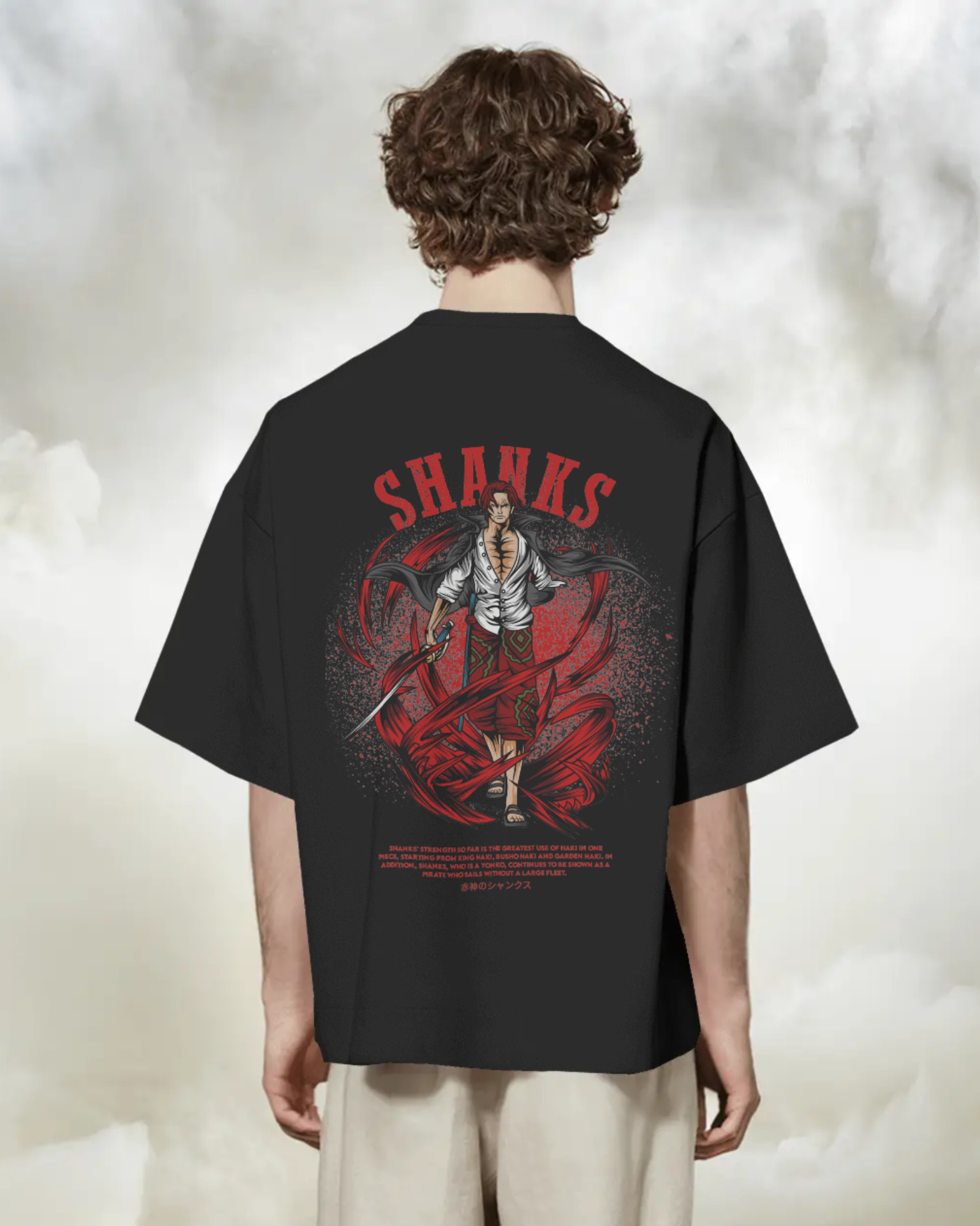 Shanks One Piece T-shirt | Premium Oversized T-shirt