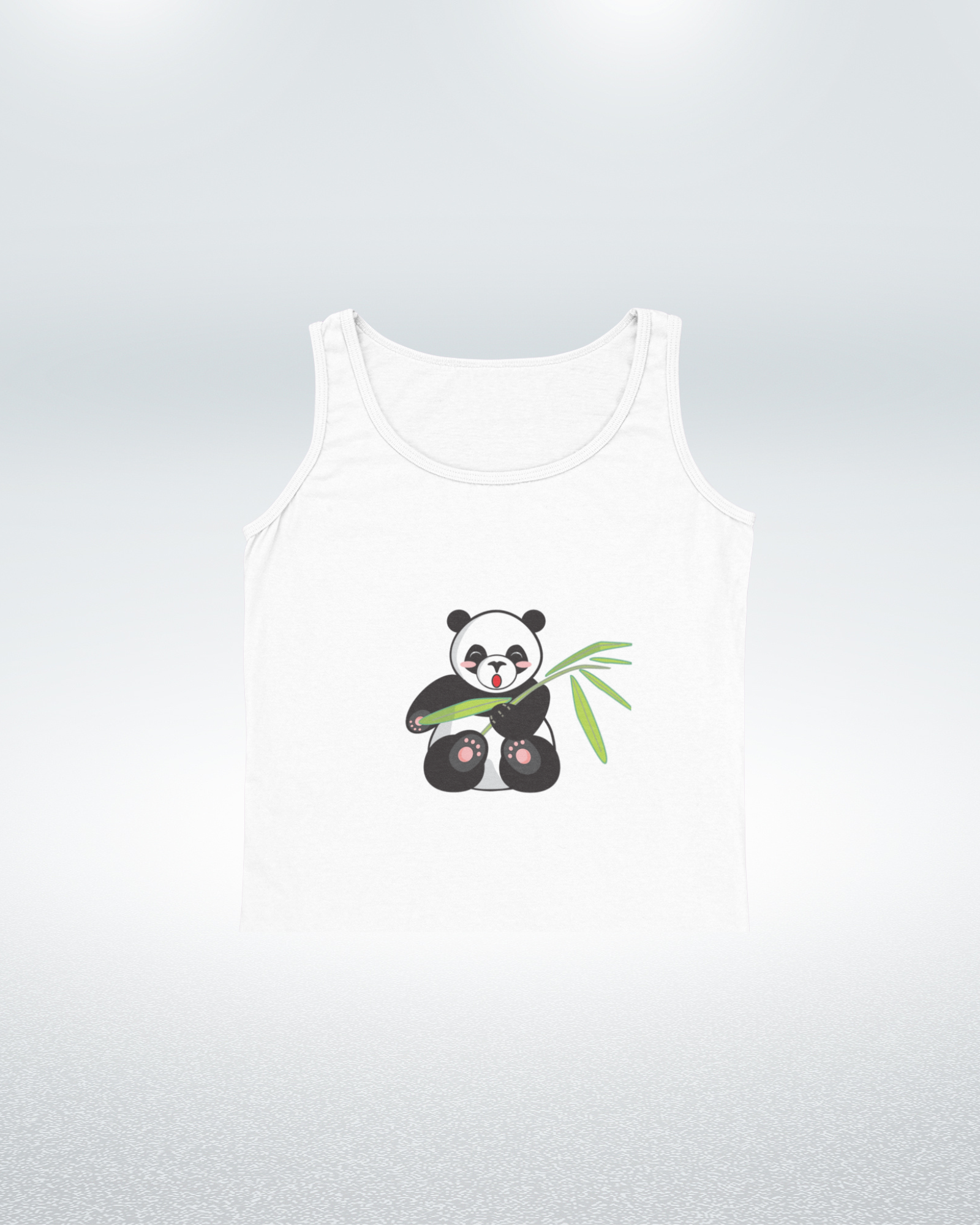 Panda Cuteness Overload Crop Tank - Dorcus Wear