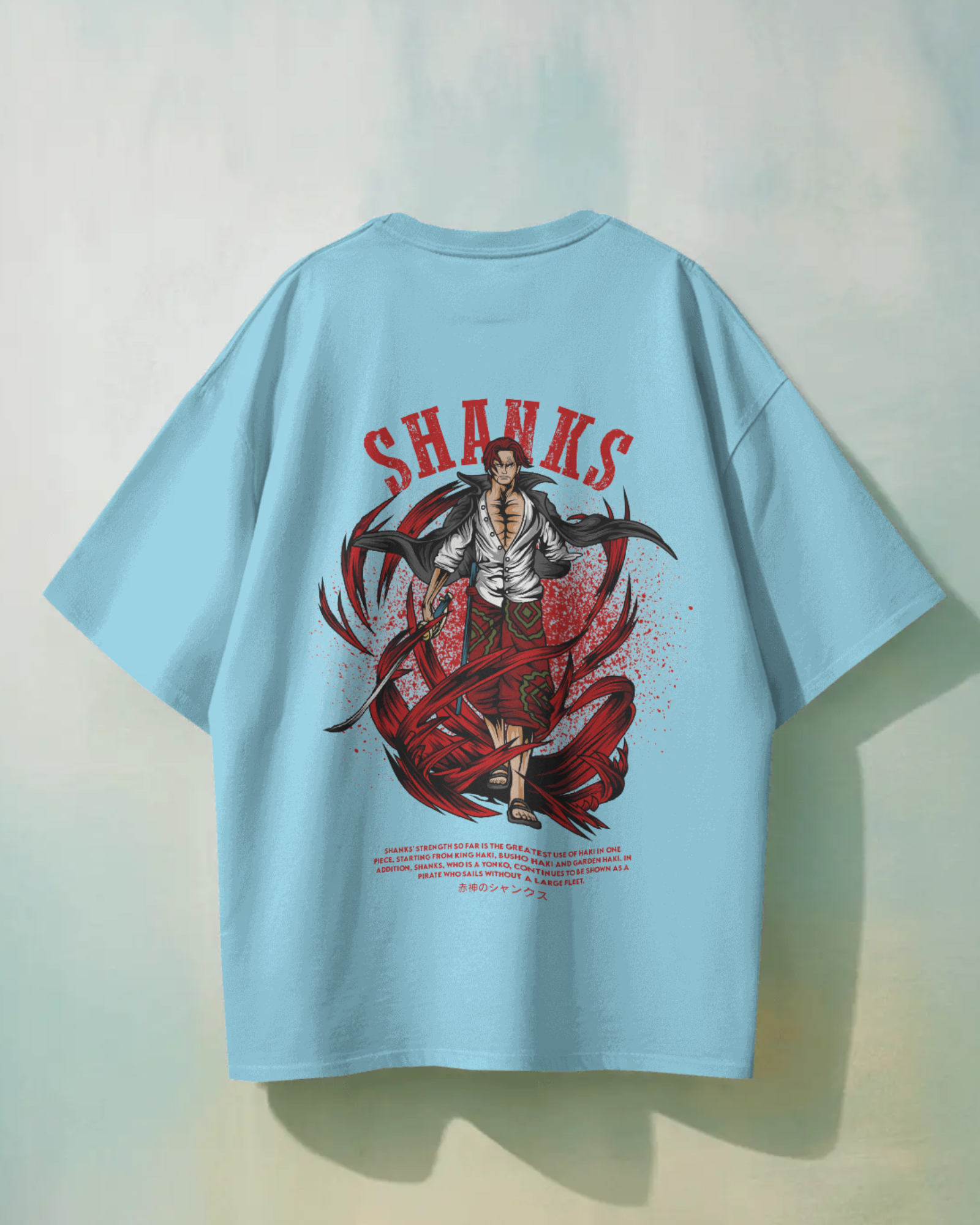 Shanks One Piece T-shirt | Premium Oversized T-shirt
