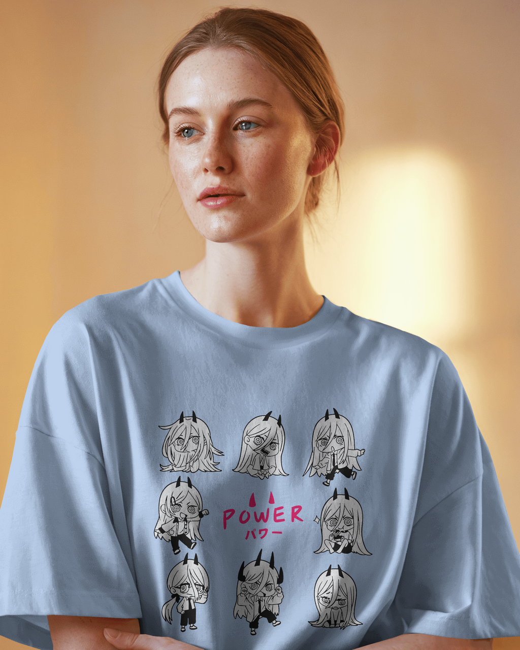 Power Chainshaw Man Premium Oversized T-shirt