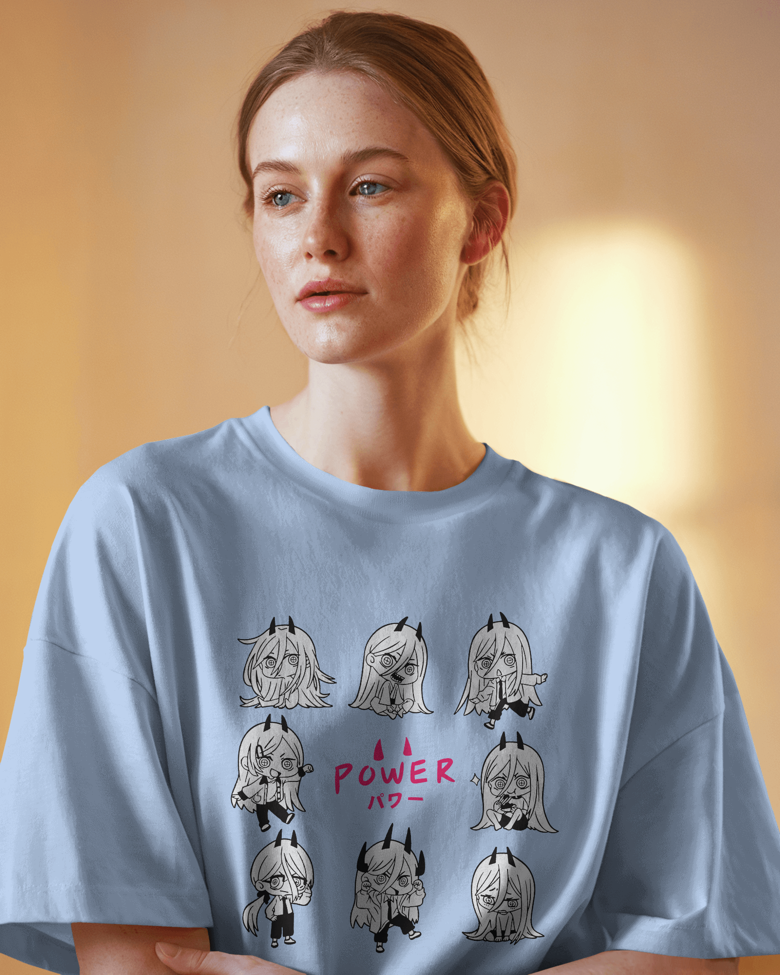 Power Chainshaw Man Premium Oversized T-shirt