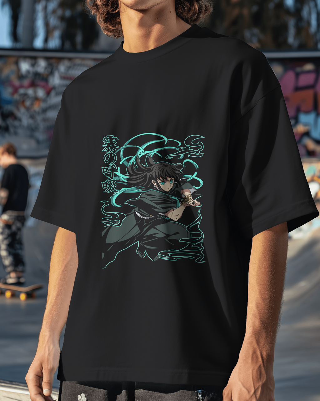 Mist Hashira Premium Oversized T-shirt | Muichiro Tokito | Demon Slayer Merchandise