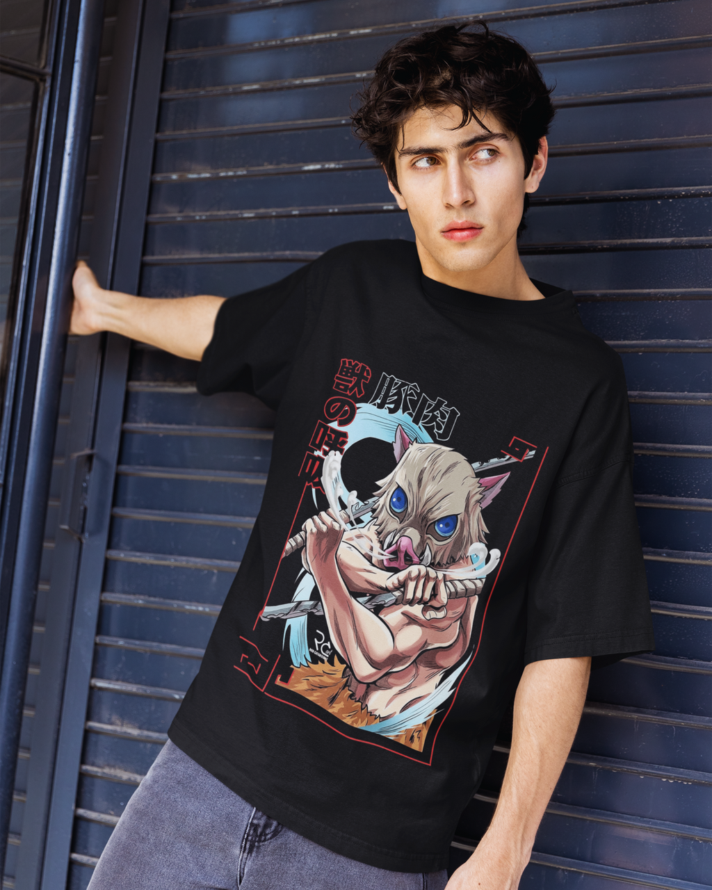 Inosuke Premium Oversized T-Shirt | Demon Slayer Collection