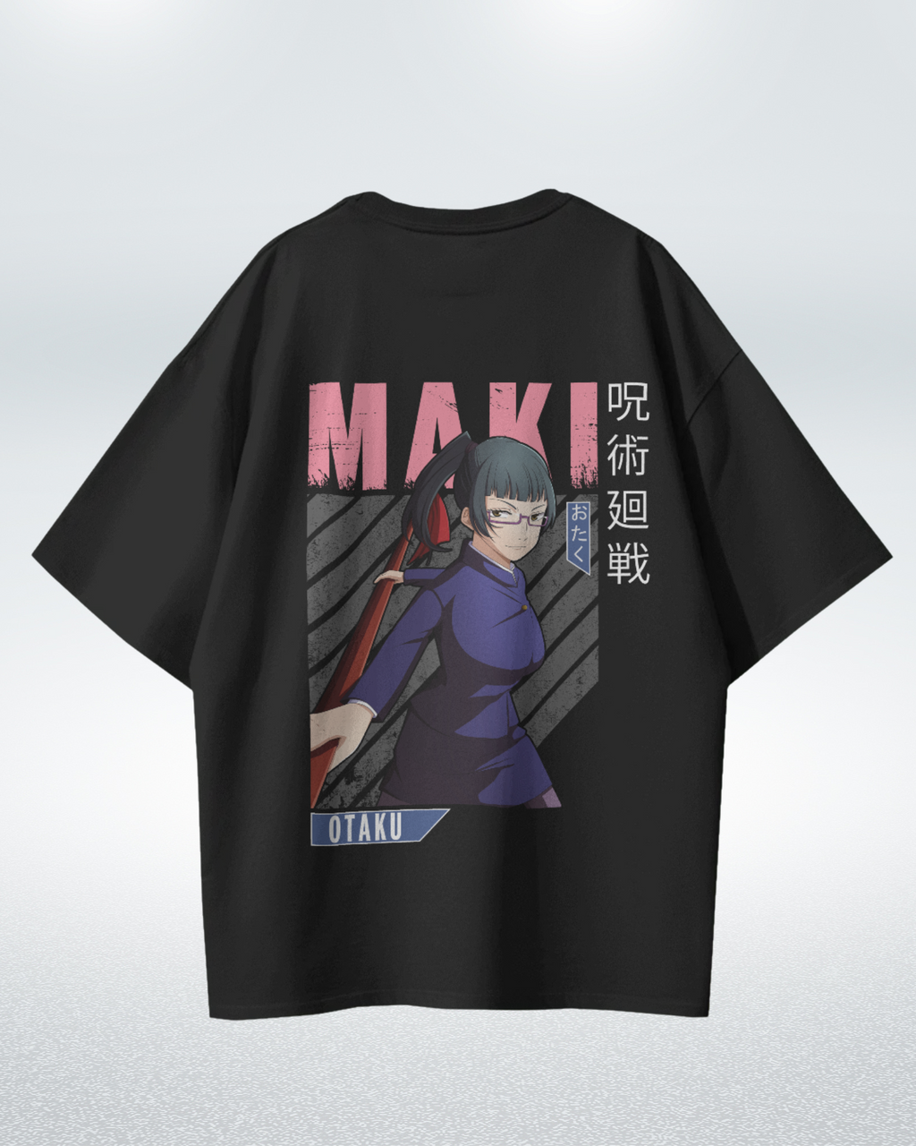 Maki Zenin Jujutsu Kaisen Premium Oversized T-shirt