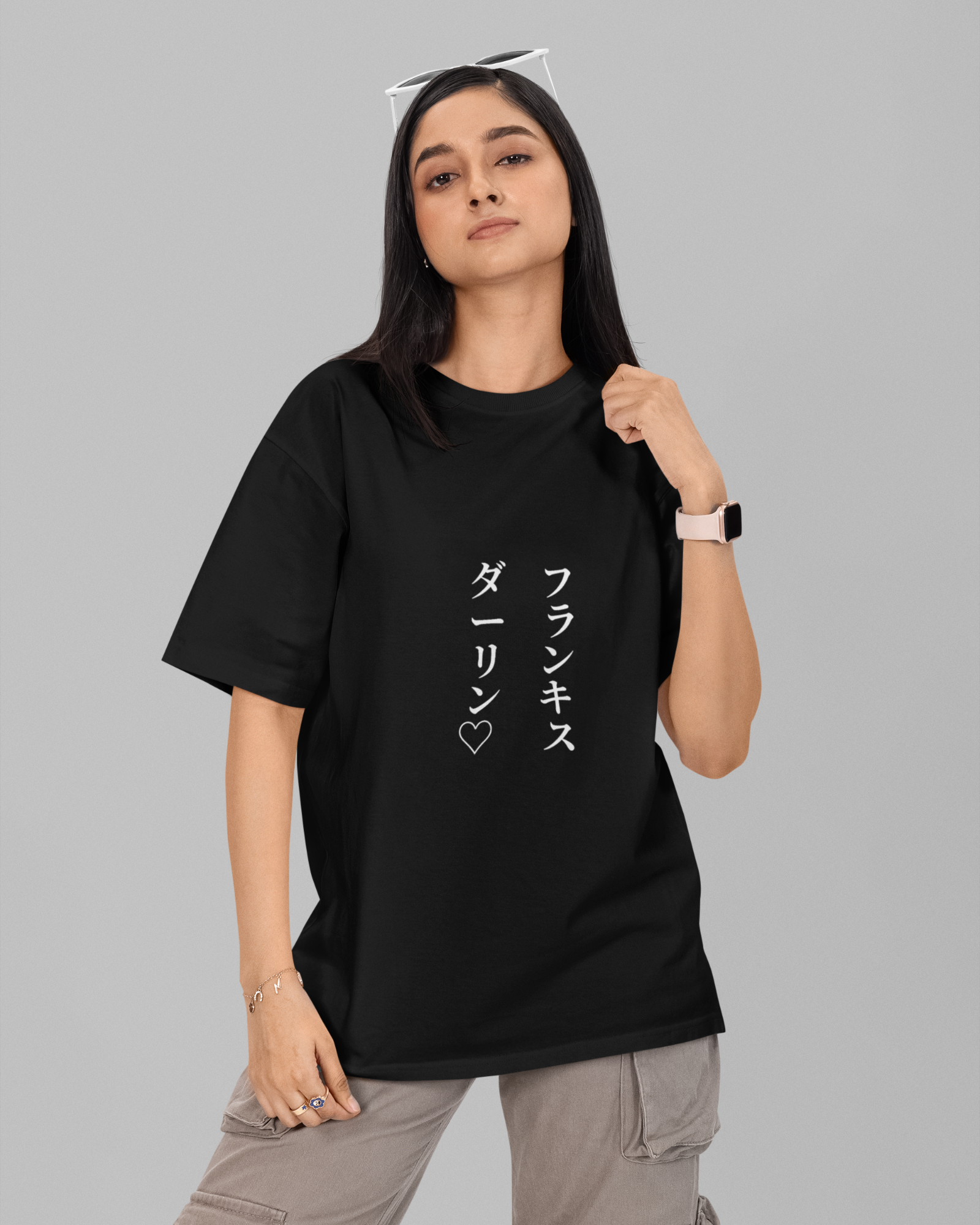 Queen of Franxx Zero Two T-shirt - Premium Oversized Tee for Fans