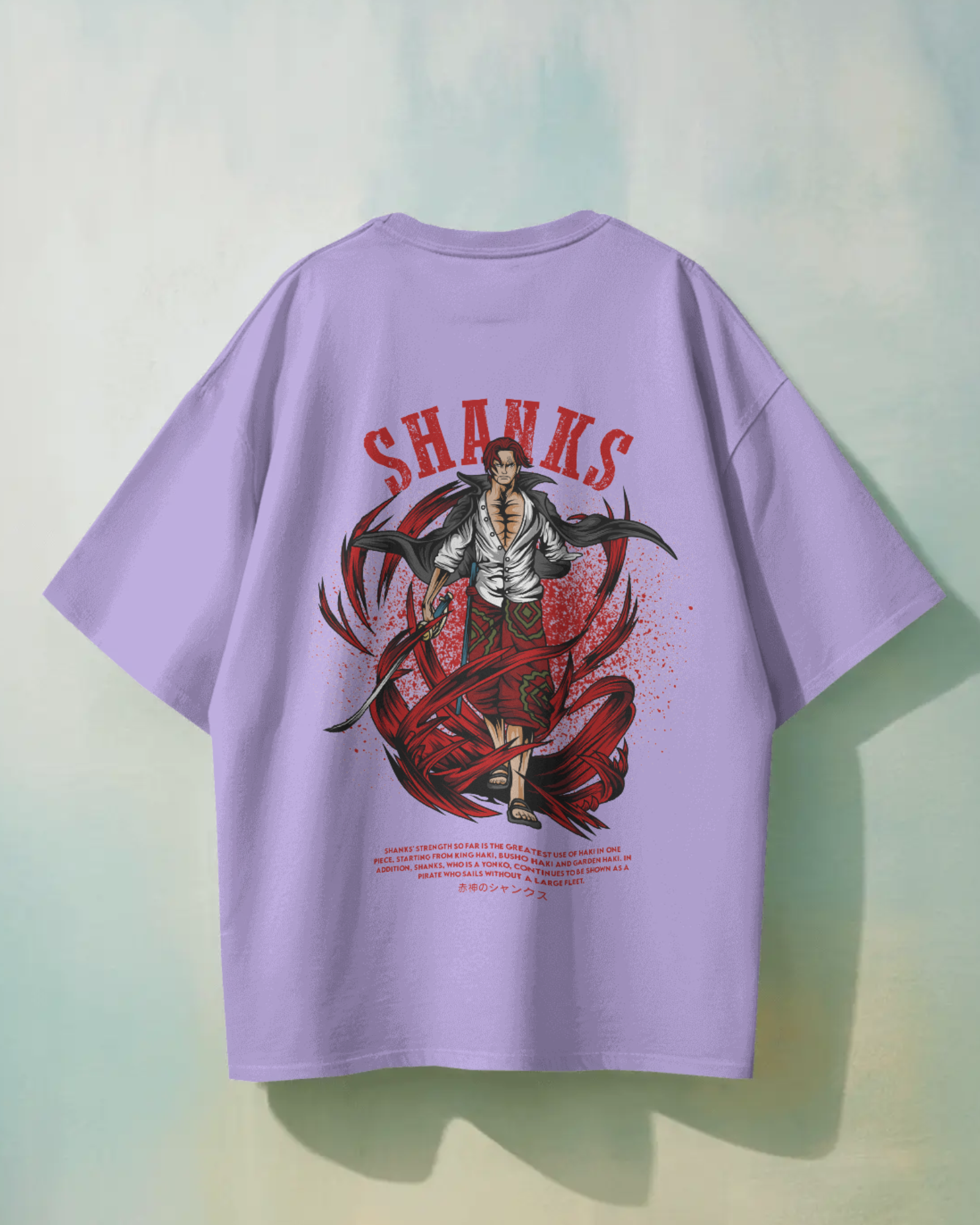 Shanks One Piece T-shirt | Premium Oversized T-shirt