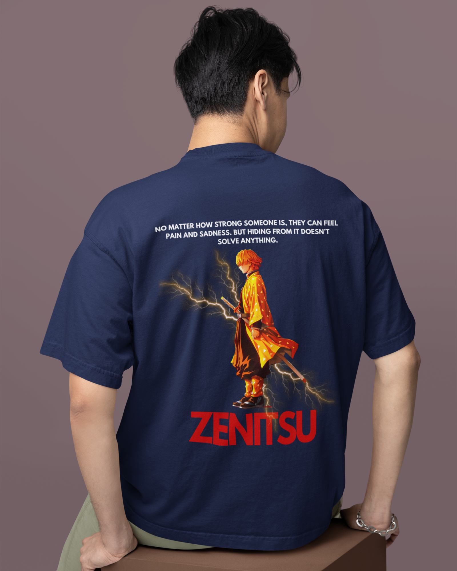 Zenitsu Agatsuma Premium Oversized T-shirt