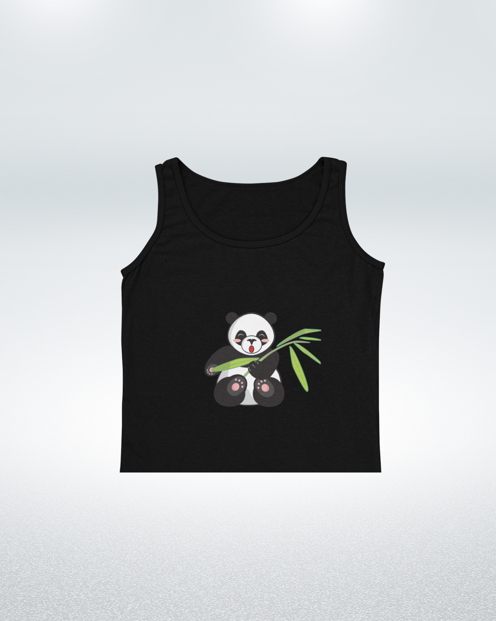 Panda Cuteness Overload Crop Tank - Dorcus Wear