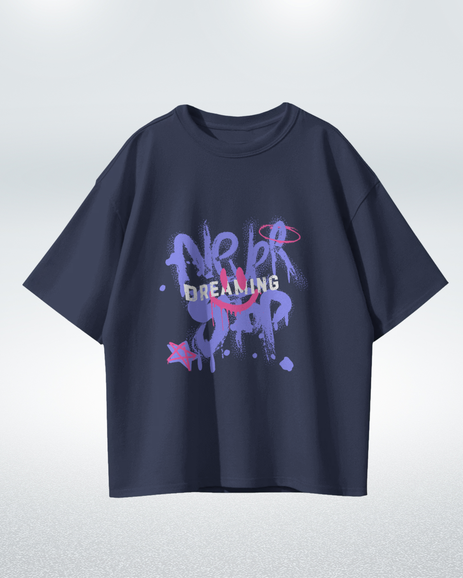 Never Stop Dreaming Cosmic Drip T-shirt - Premium Oversized Edition - Dorcus Wear