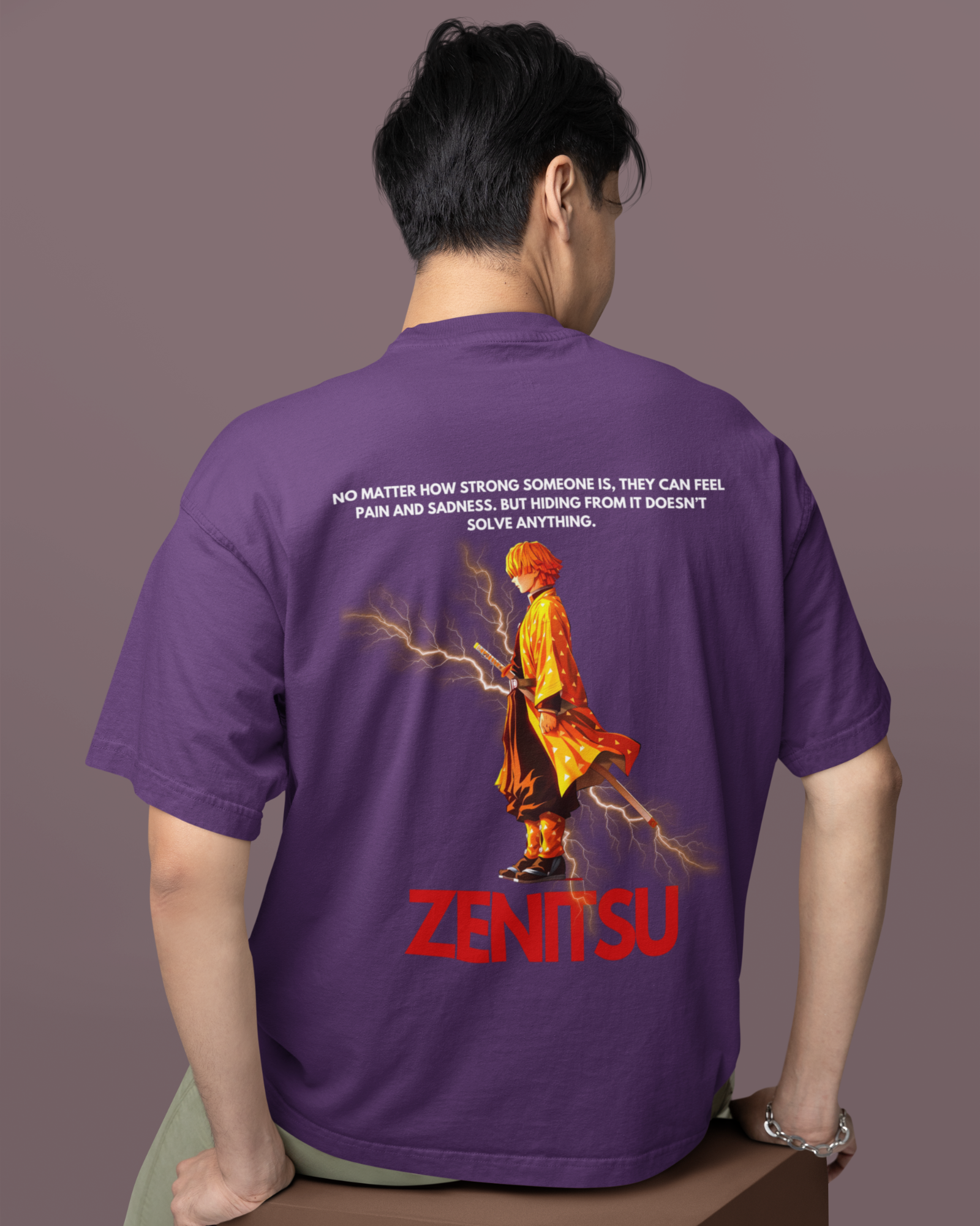 Zenitsu Agatsuma Premium Oversized T-shirt