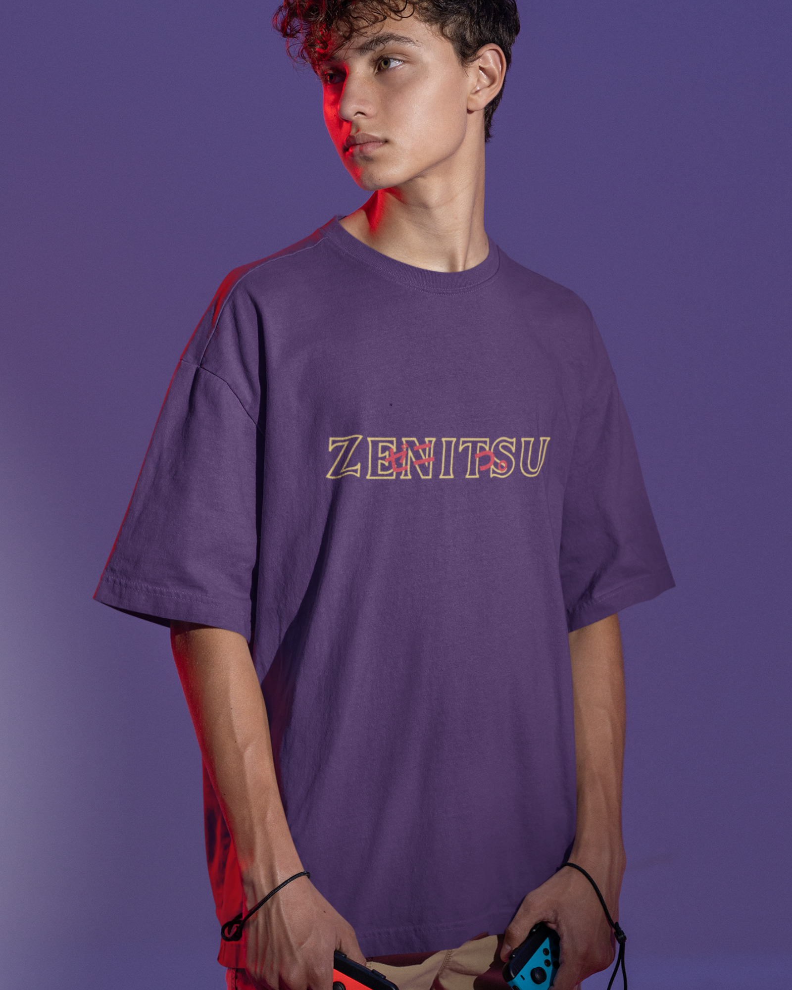 Zenitsu Demon Slayer Premium Oversized T-shirt