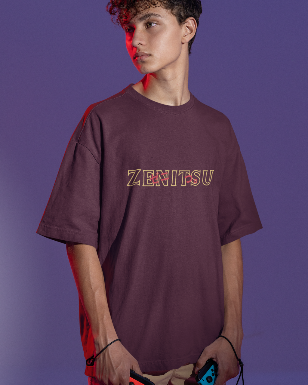 Zenitsu Demon Slayer Premium Oversized T-shirt