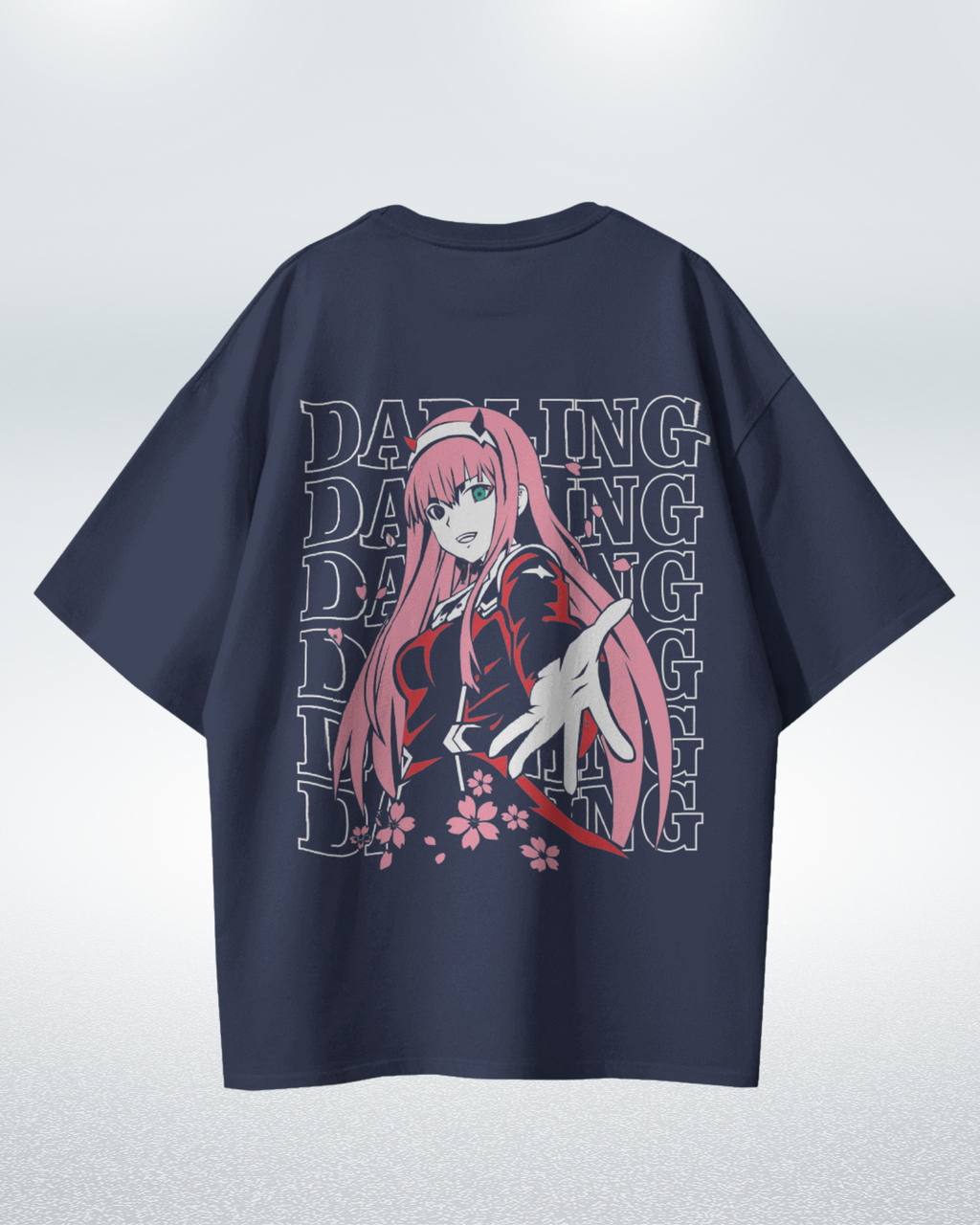 Queen of Franxx Zero Two T-shirt - Premium Oversized Tee for Fans