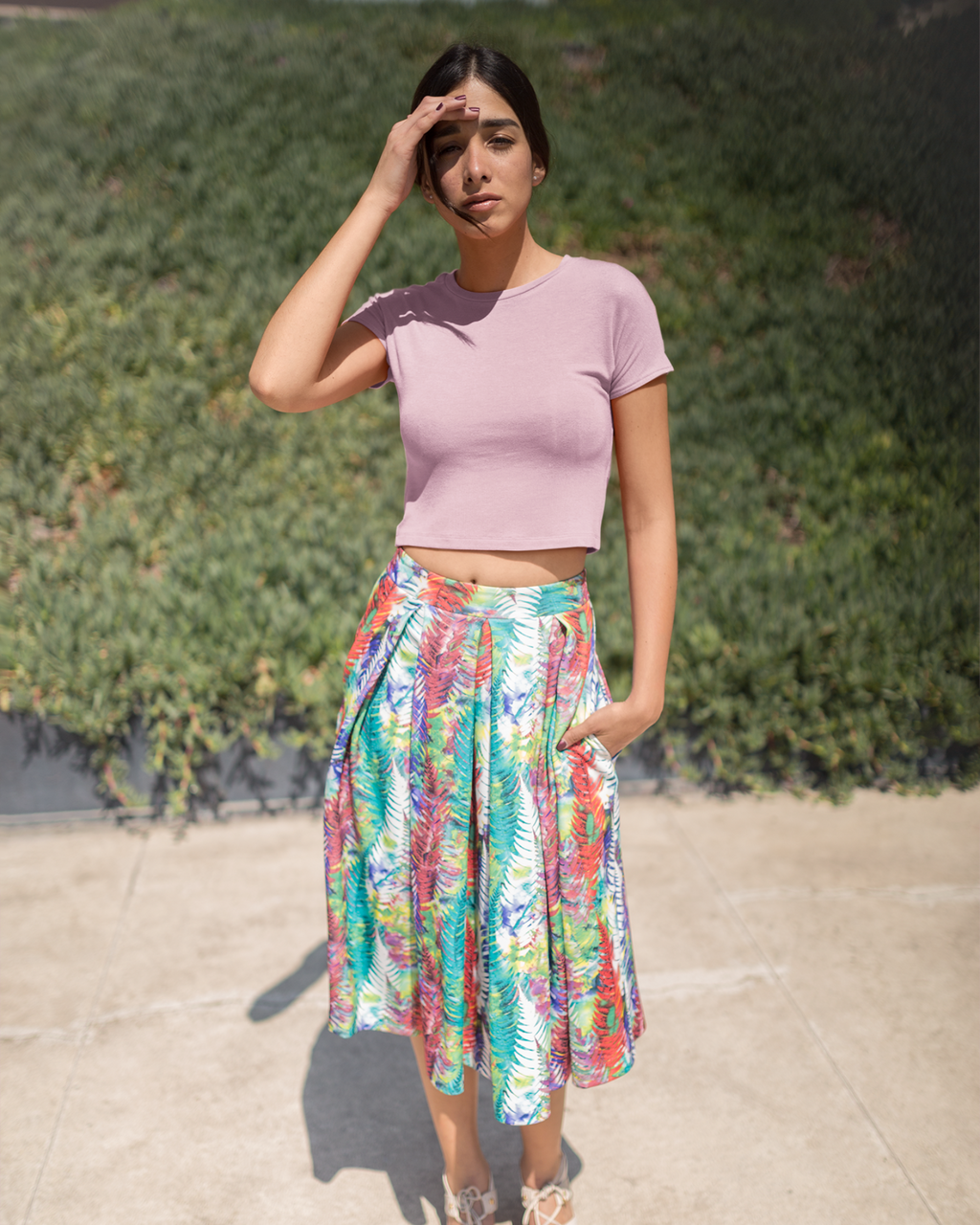 Light Baby Pink Crop Top