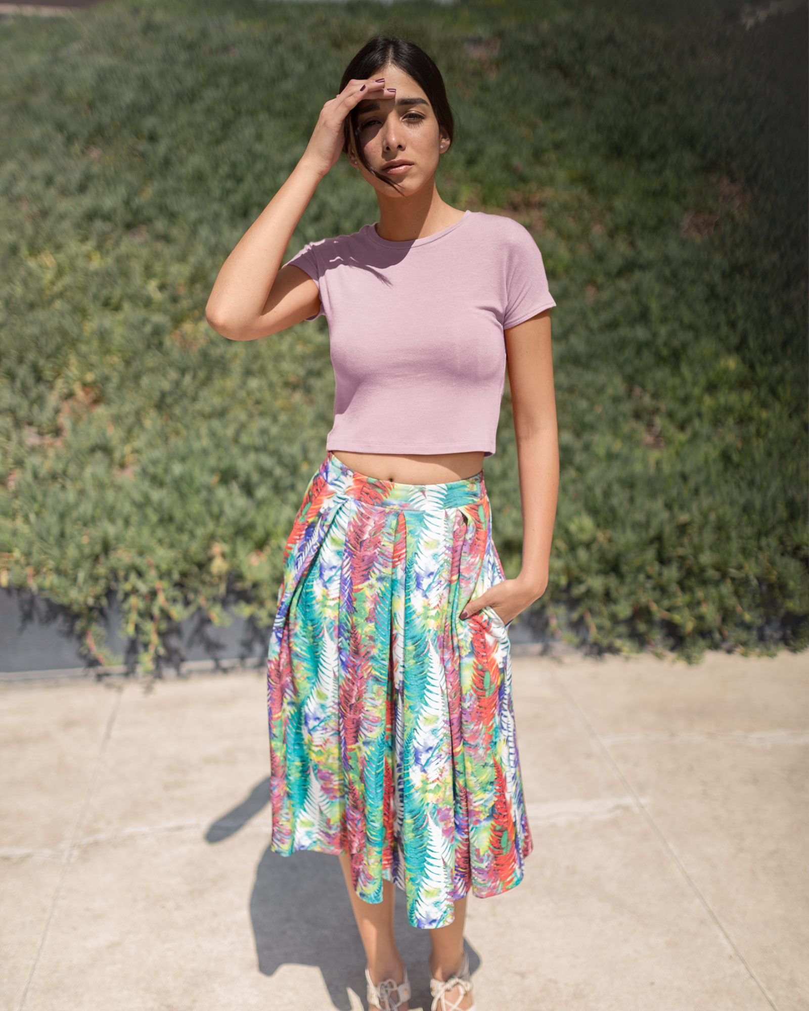 Light Baby Pink Crop Top