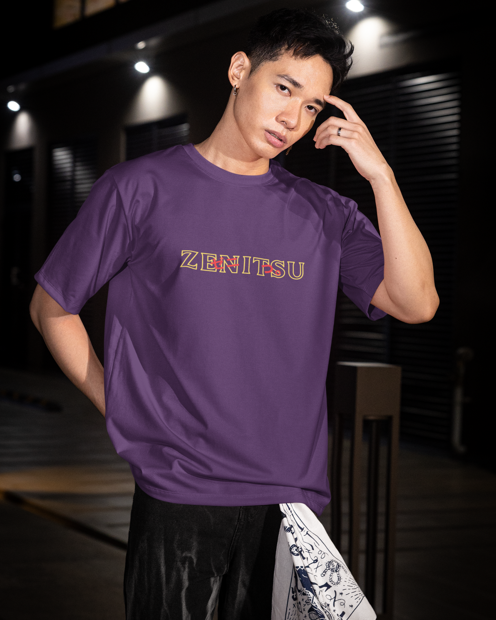 Zenitsu Agatsuma Premium Oversized T-shirt