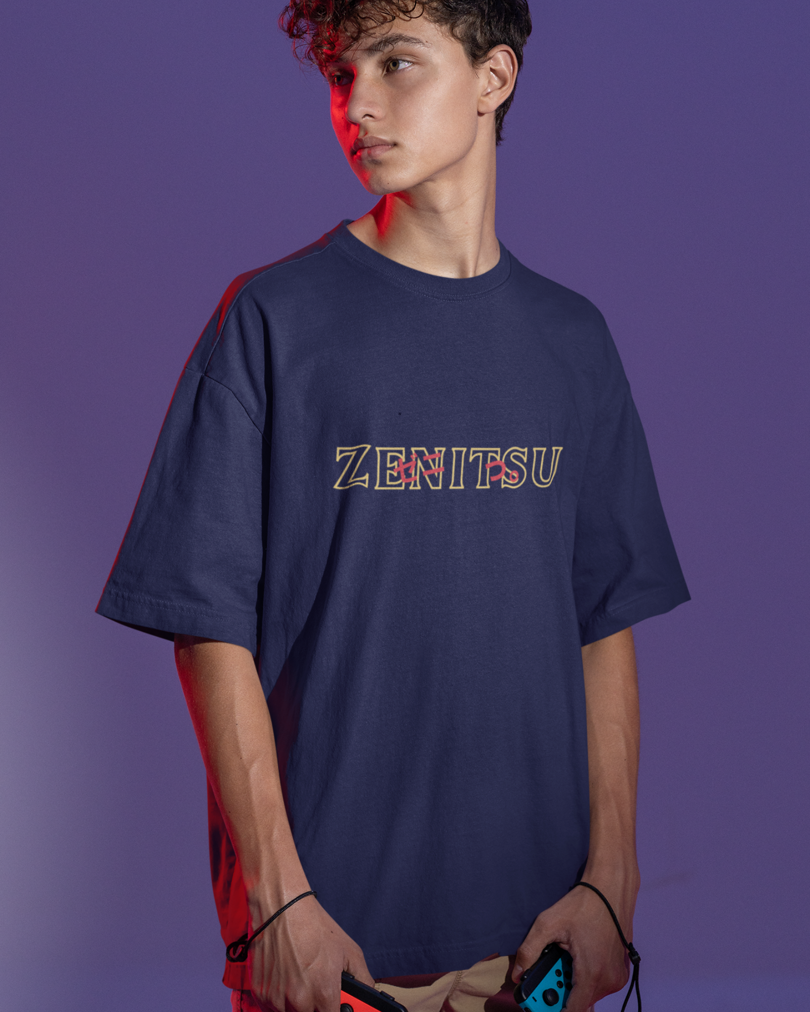 Zenitsu Demon Slayer Premium Oversized T-shirt