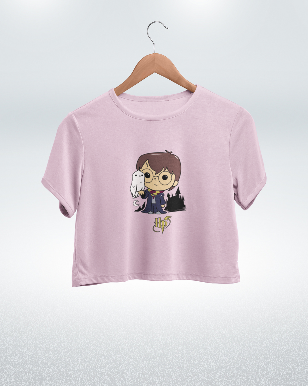 Harry Potter with Hedwig Harry Potter Crop Top - Dorcus Wear