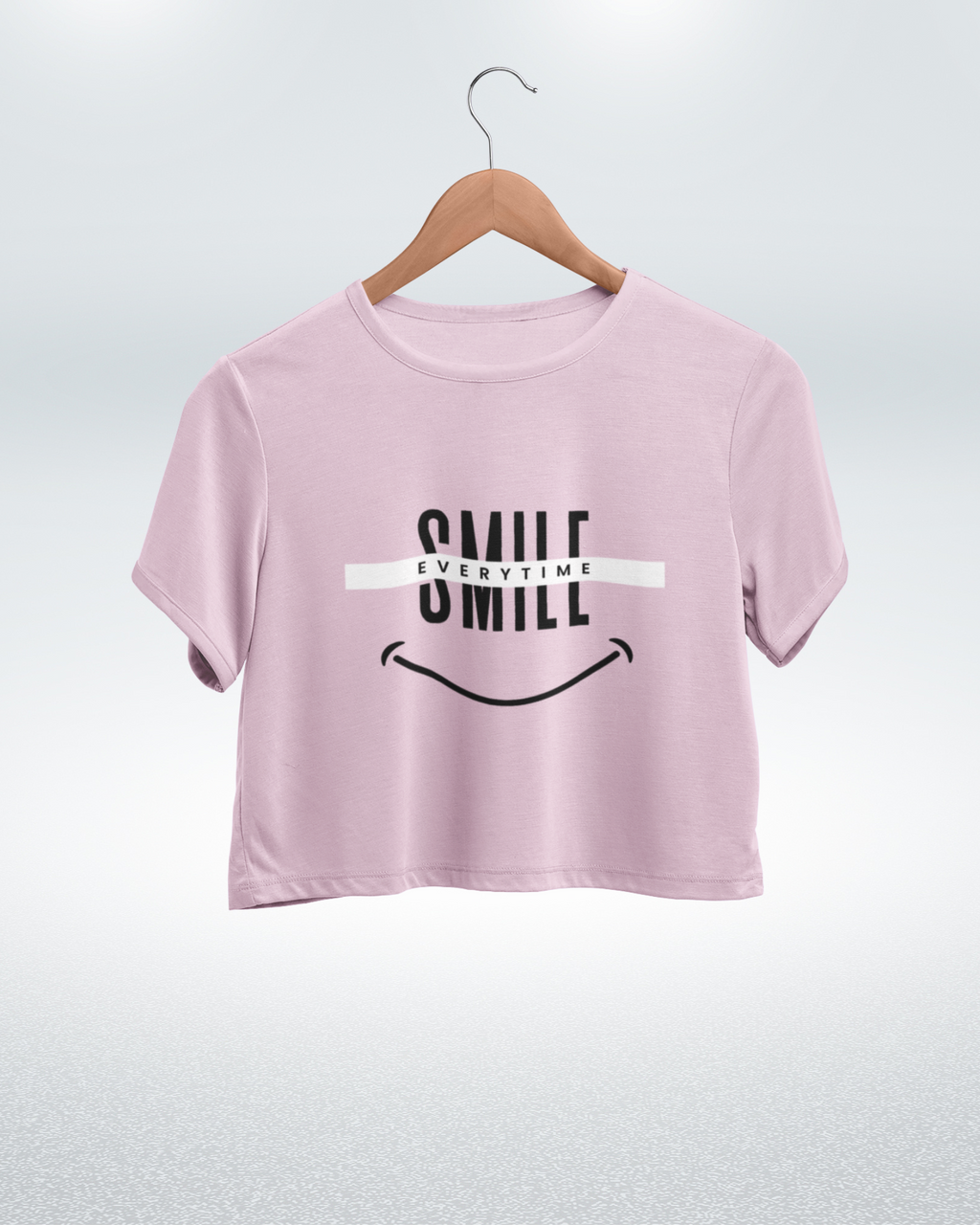 Smile Everytime Crop Top - Dorcus Wear