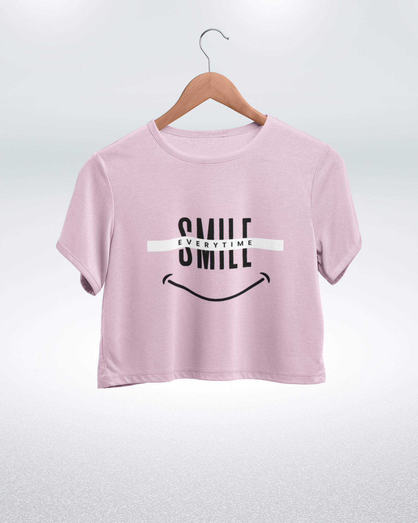 Smile Everytime Crop Top - Dorcus Wear