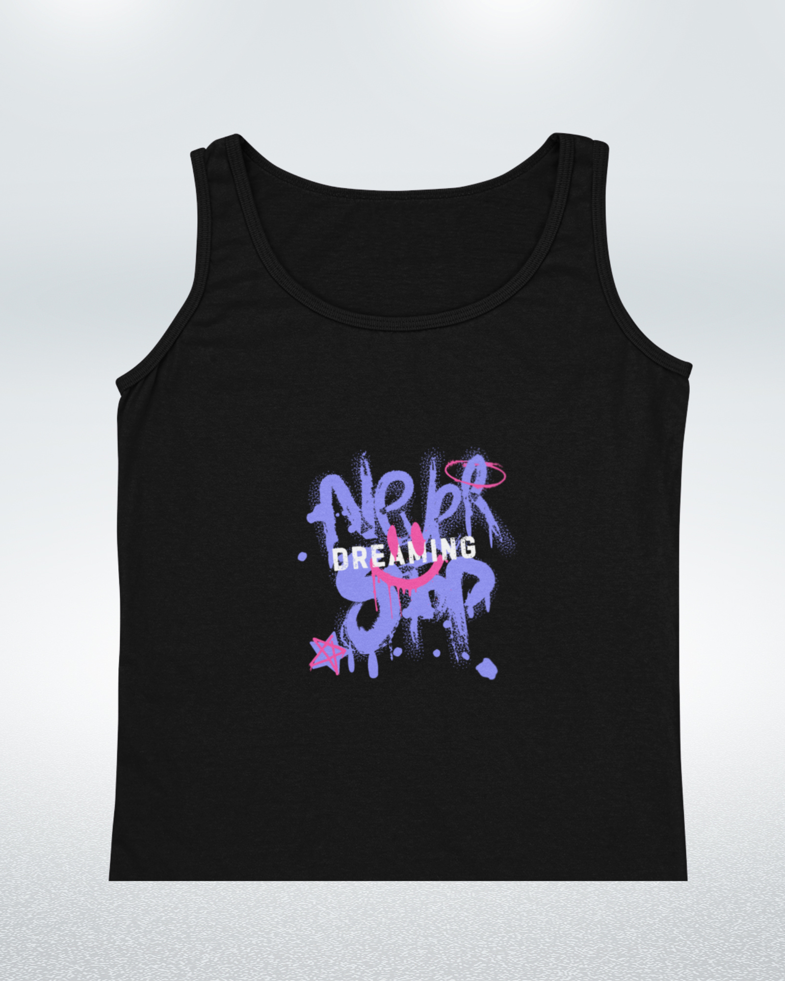 Graffiti Dreams Never Breaking Down Tank Top - Dorcus Wear