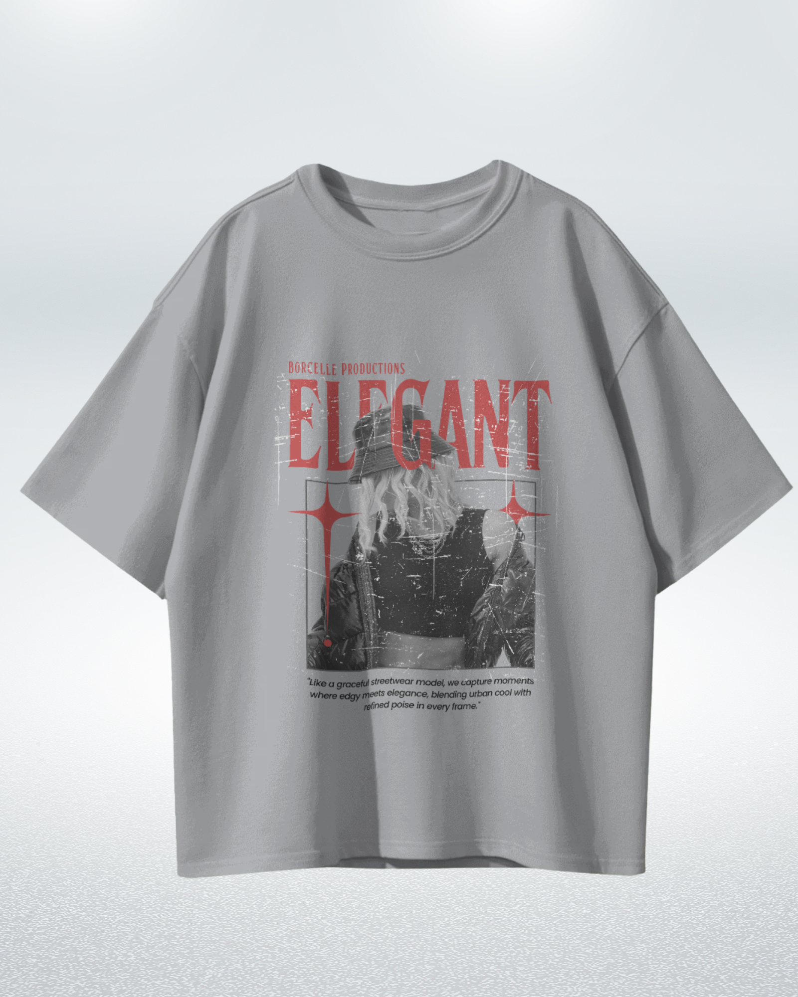 Urban Elegance Premium Oversized T-shirt: The Perfect Blend of Edge and Grace