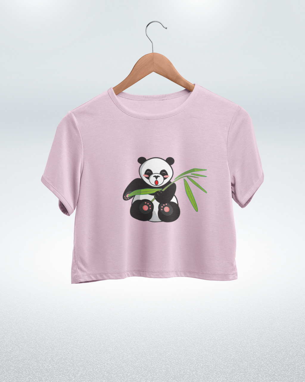 Panda Cuteness Overload Crop Top - Dorcus Wear