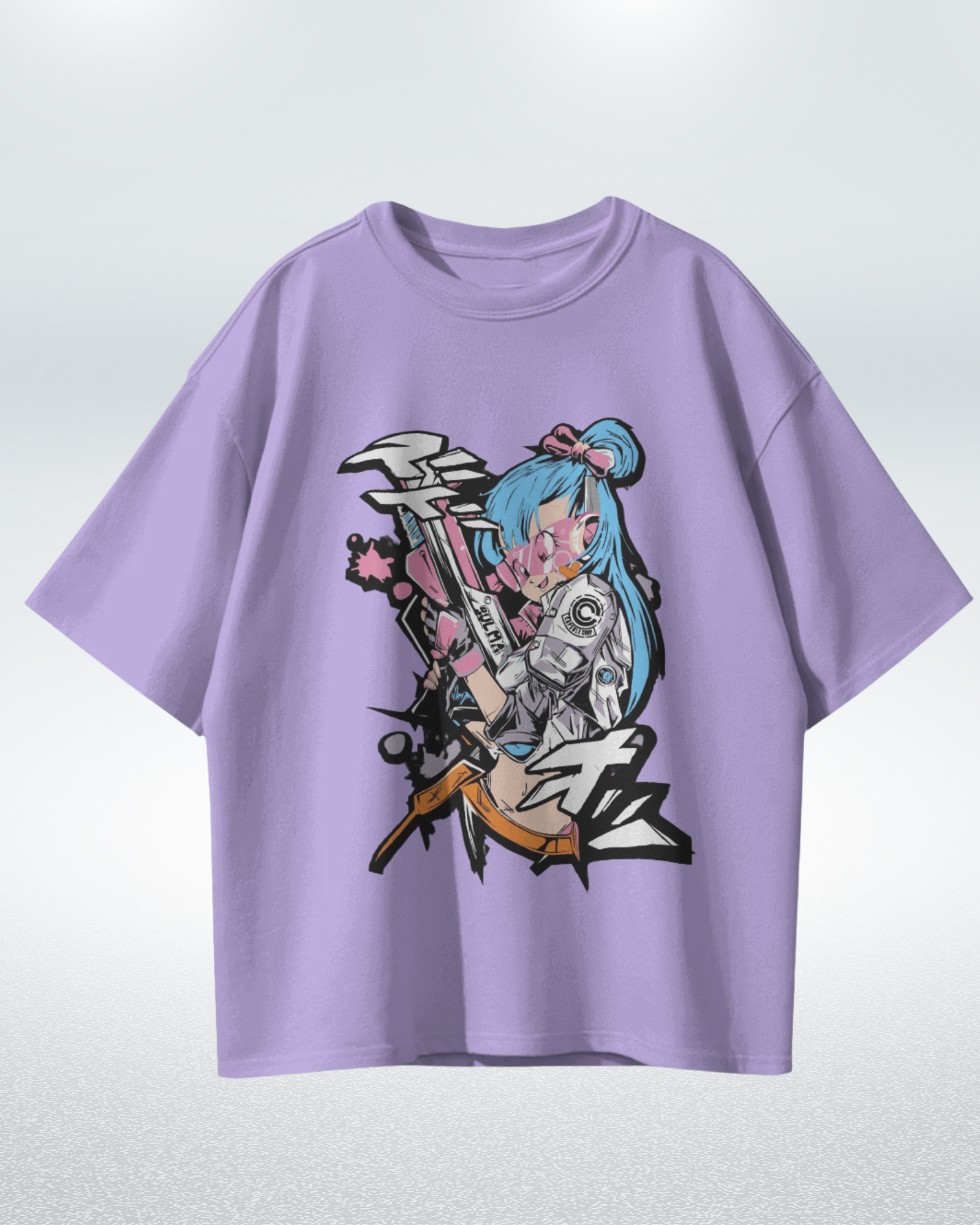 Bulma Premium Oversized T-shirt - Stylish Dragon Ball Inspired Apparel