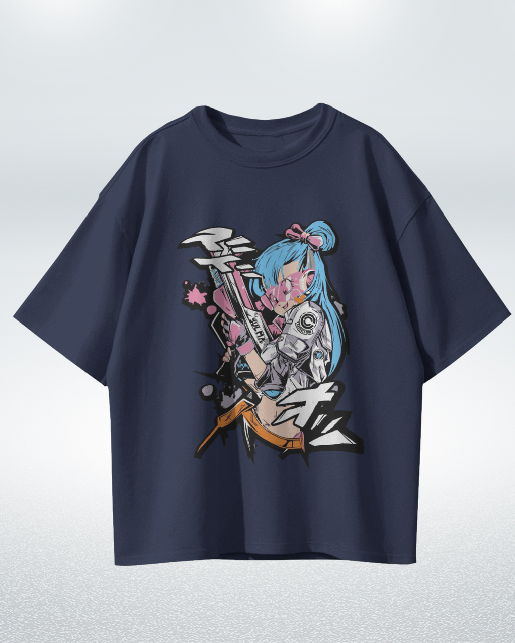 Bulma Premium Oversized T-shirt - Stylish Dragon Ball Inspired Apparel