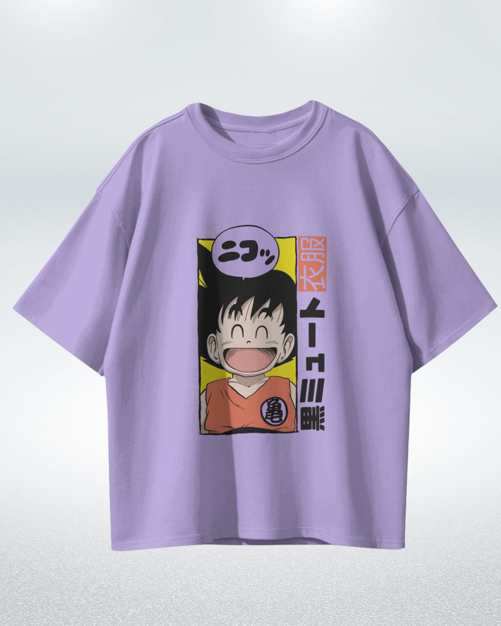 Dragon Ball Happy Goku Premium Oversized T-shirt for Ultimate Comfort and Style