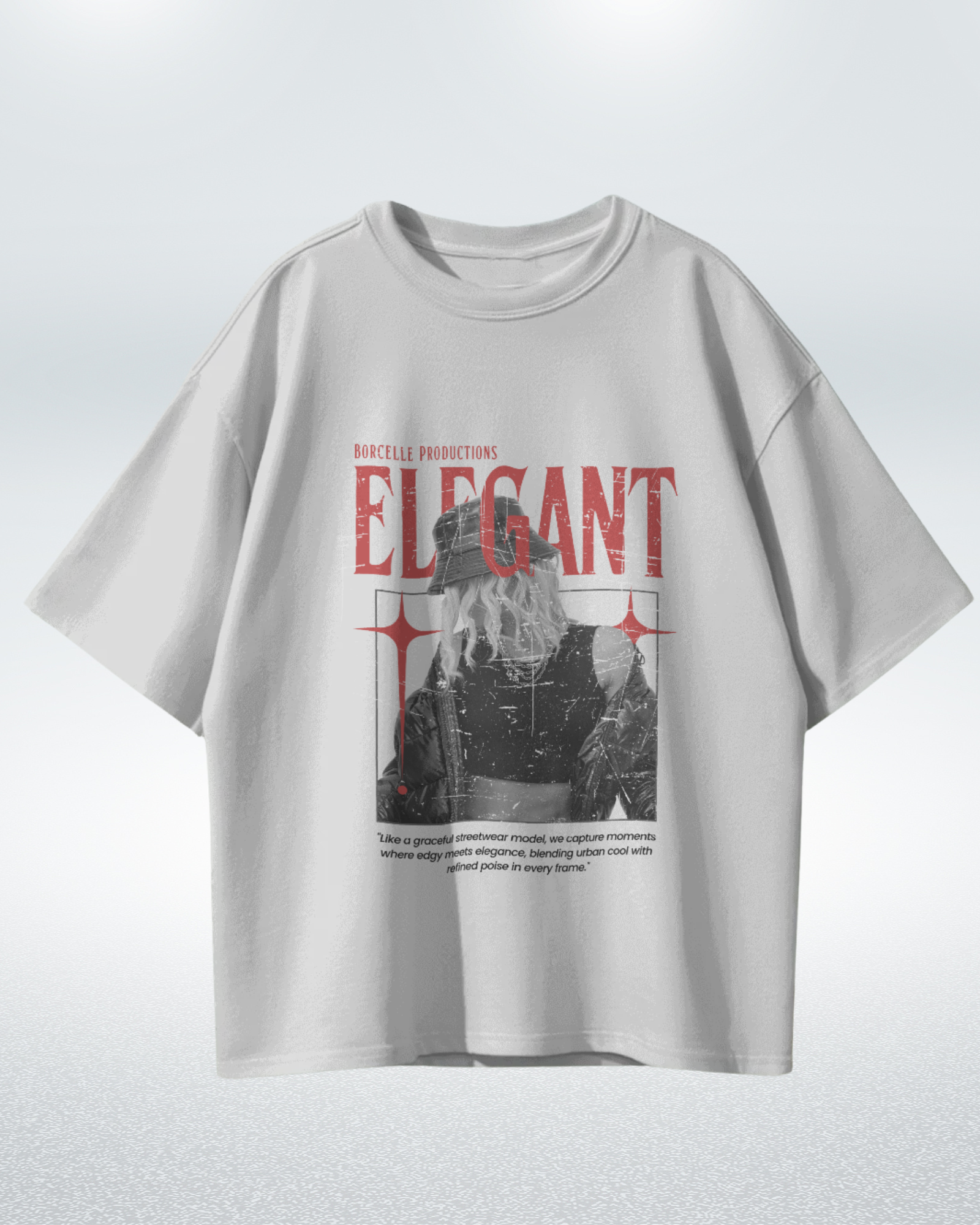 Urban Elegance Premium Oversized T-shirt: The Perfect Blend of Edge and Grace