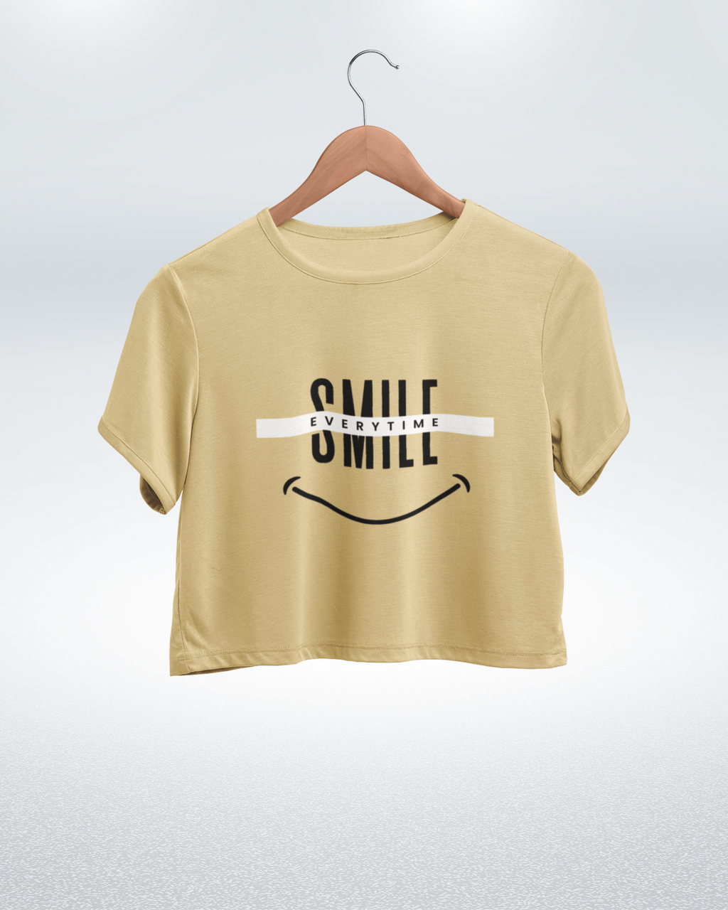 Smile Everytime Crop Top - Dorcus Wear
