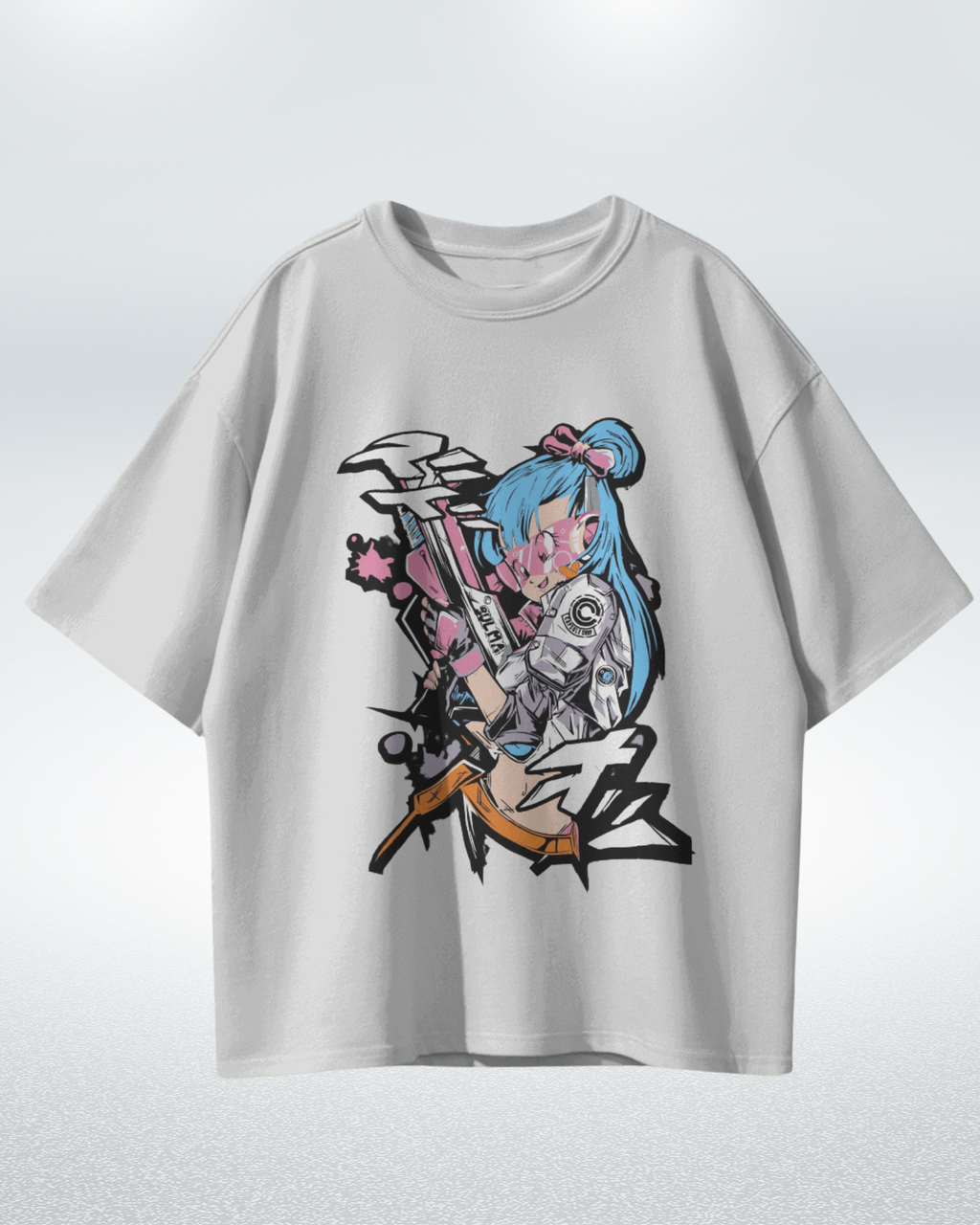 Bulma Premium Oversized T-shirt - Stylish Dragon Ball Inspired Apparel