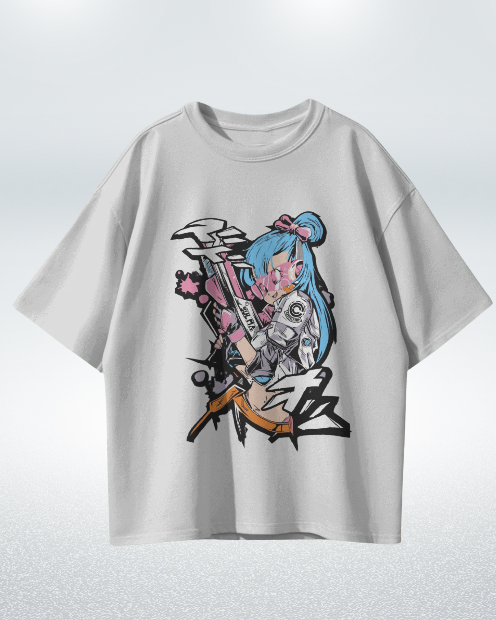Bulma Premium Oversized T-shirt - Stylish Dragon Ball Inspired Apparel