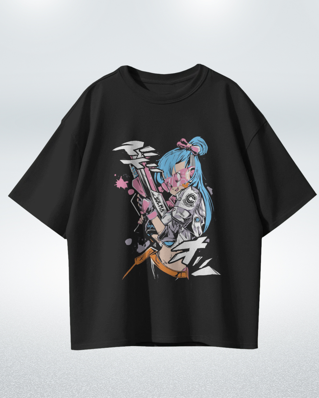 Bulma Premium Oversized T-shirt - Stylish Dragon Ball Inspired Apparel