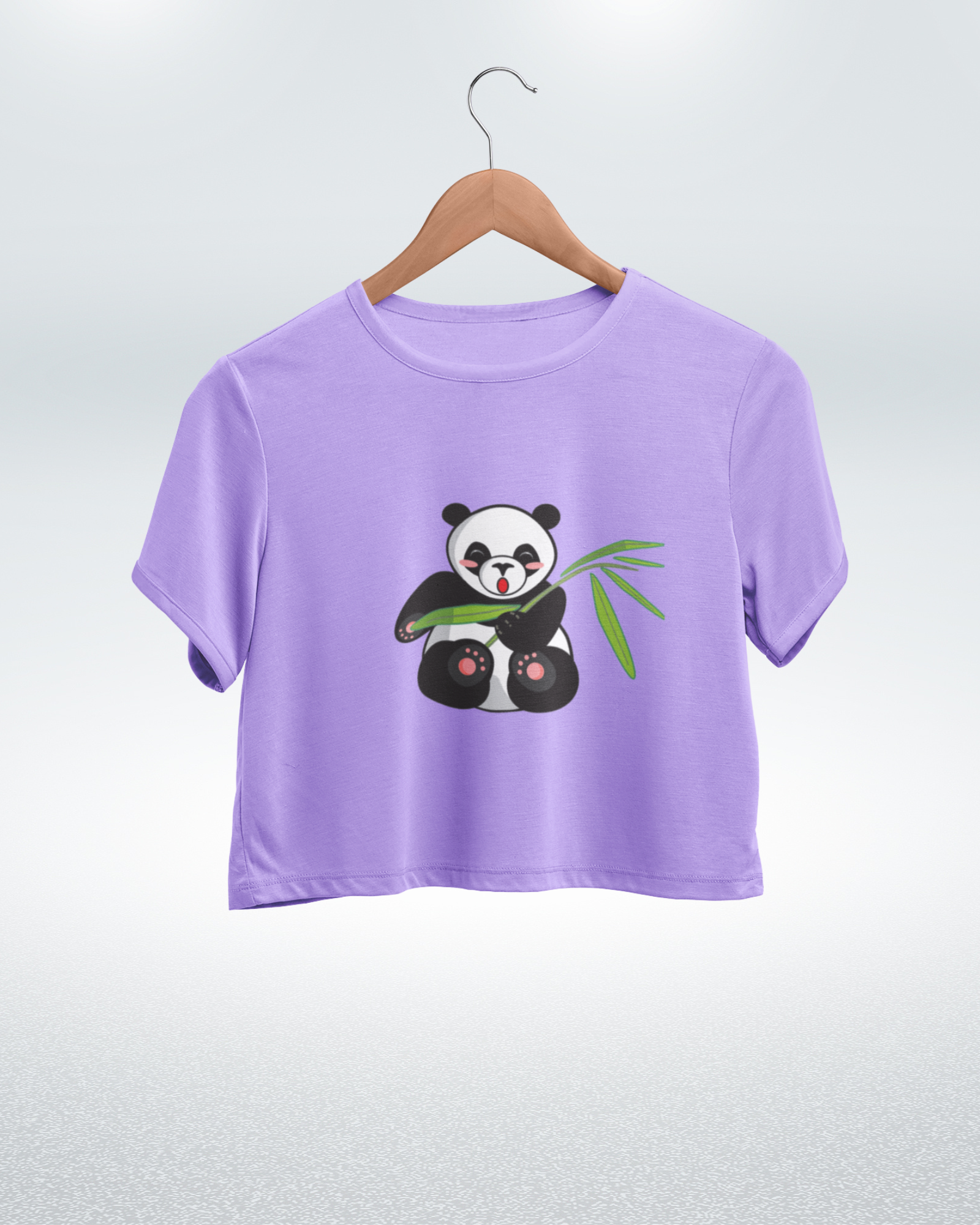 Panda Cuteness Overload Crop Top - Dorcus Wear