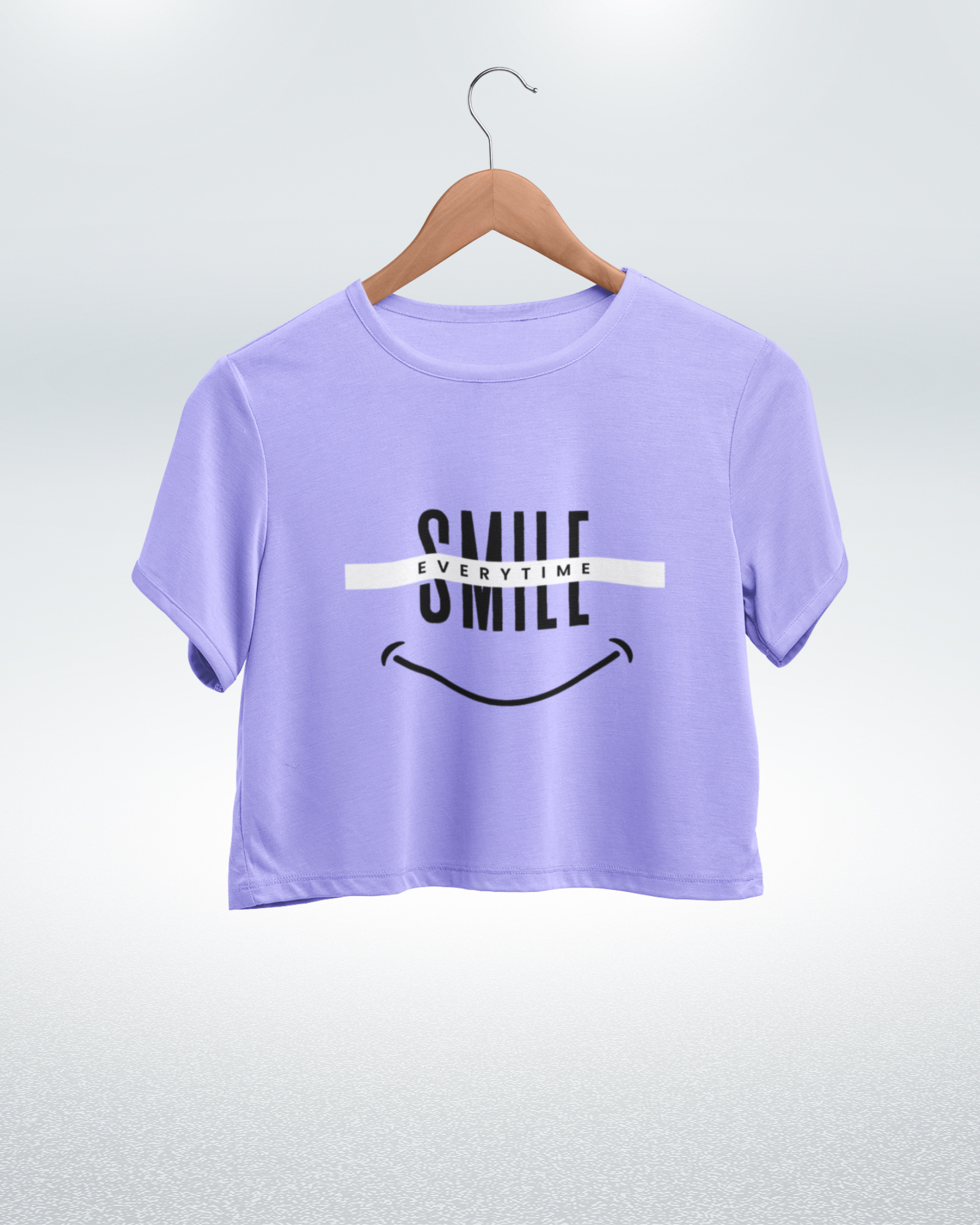 Smile Everytime Crop Top - Dorcus Wear