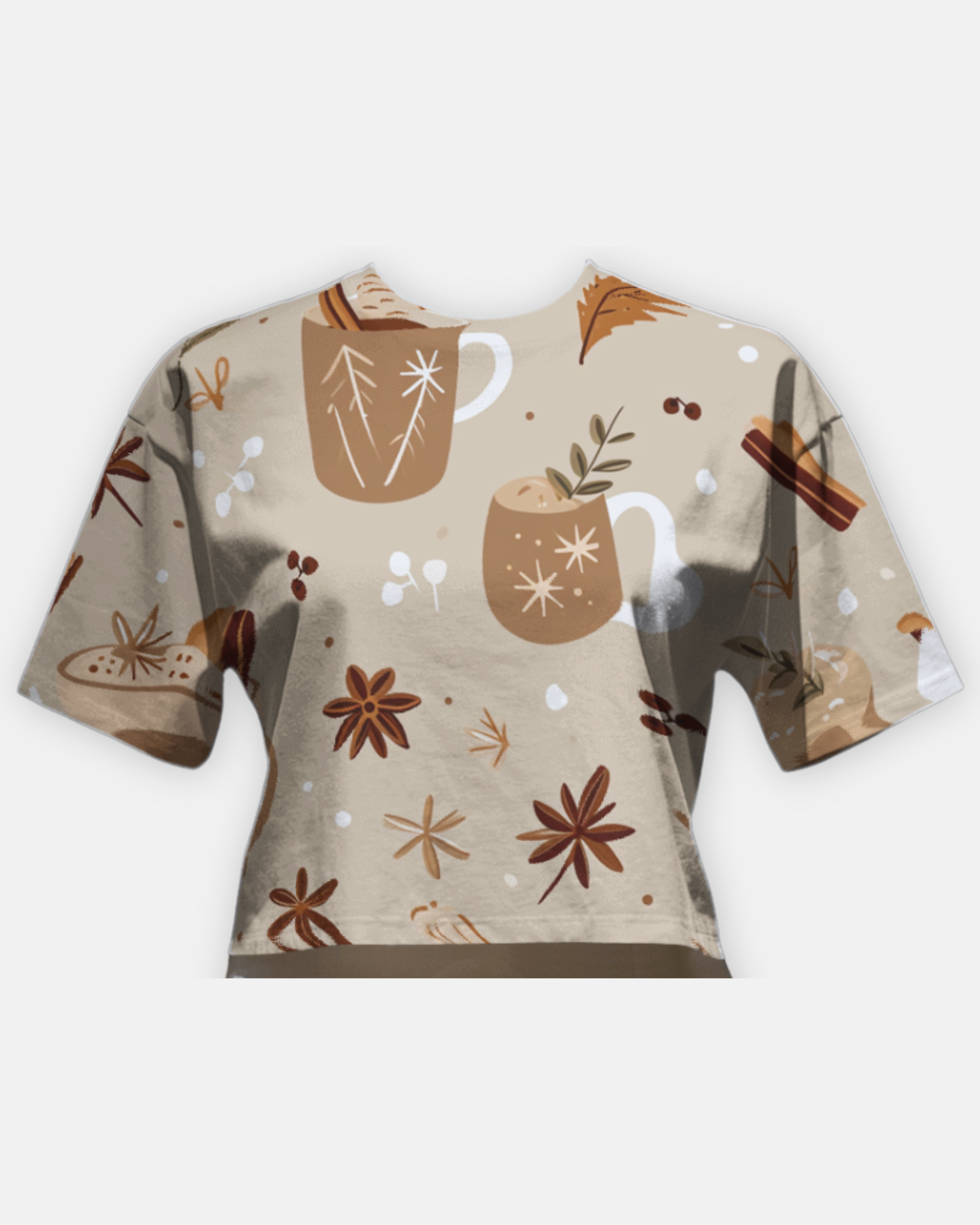 Spice & Sip Crop Top