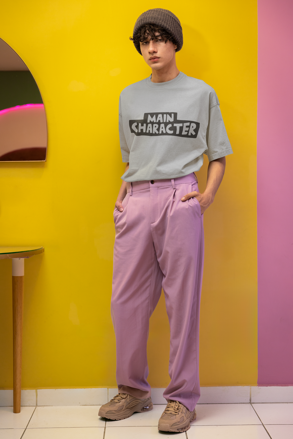 Main Character NPC T-Shirts for Couples and Friends - Oversized Style - Dorcus Wear