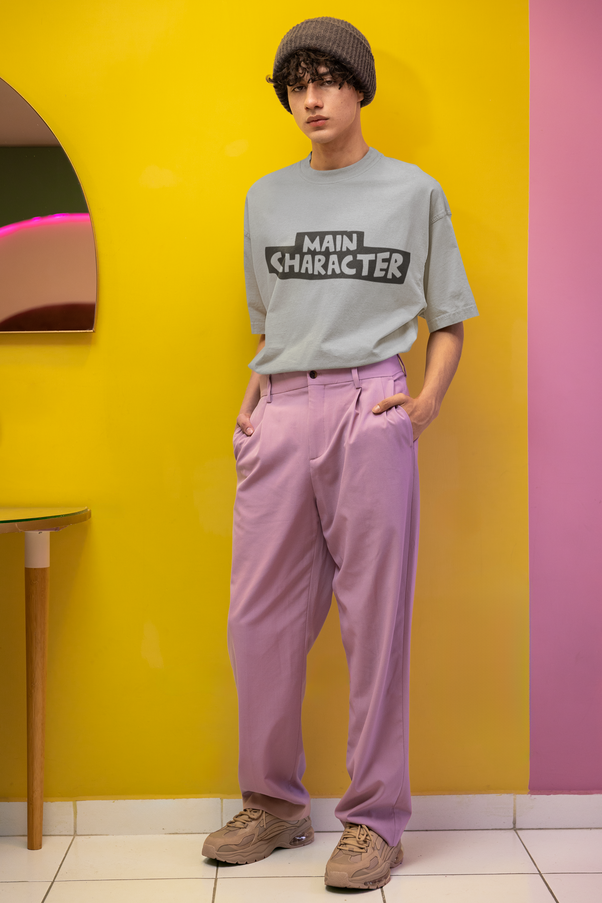 Main Character NPC T-Shirts for Couples and Friends - Oversized Style - Dorcus Wear
