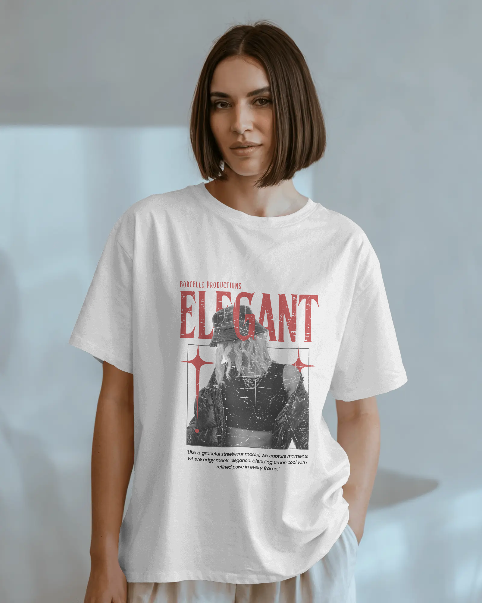 Urban Elegance Premium Oversized T-shirt: The Perfect Blend of Edge and Grace