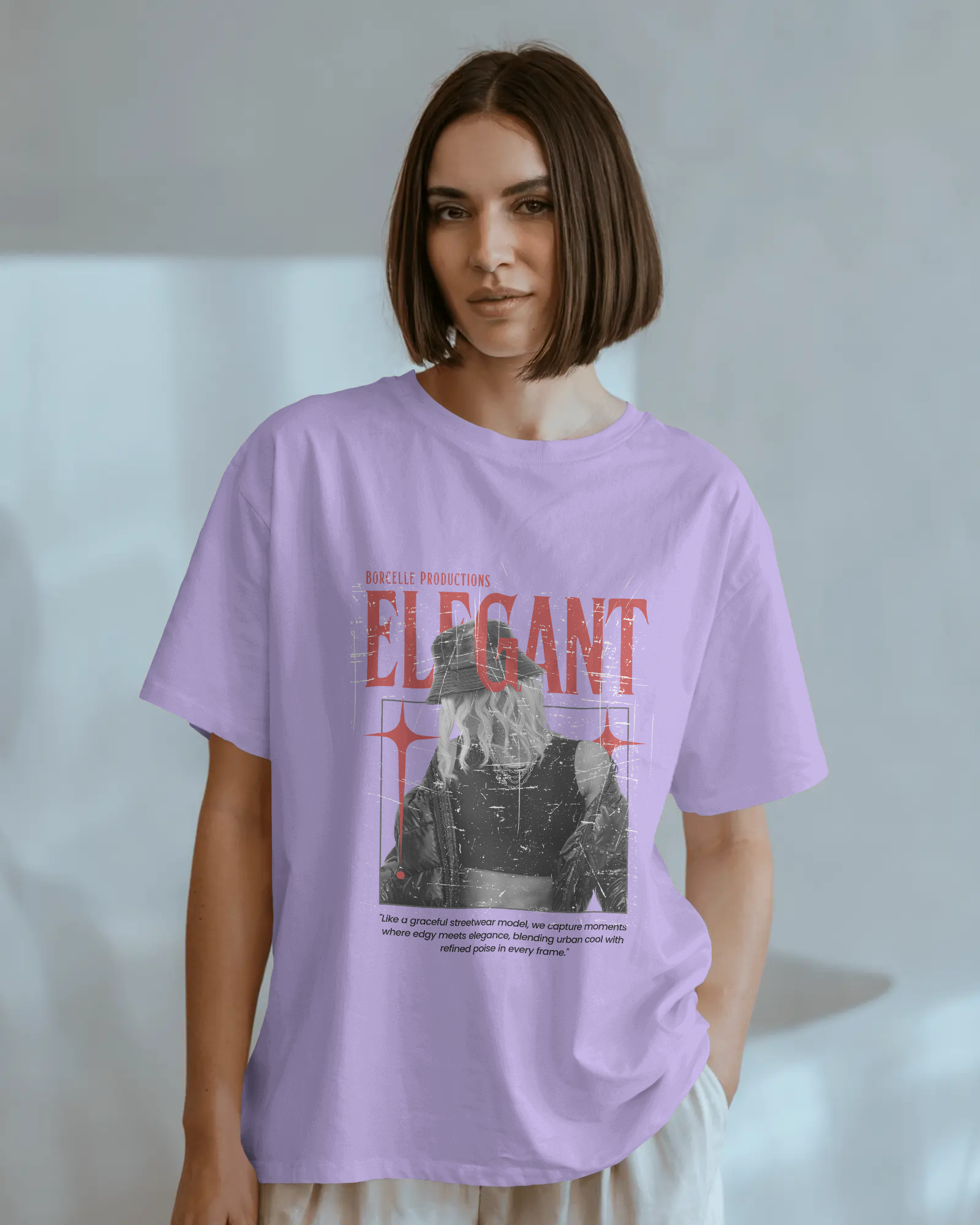 Urban Elegance Premium Oversized T-shirt: The Perfect Blend of Edge and Grace