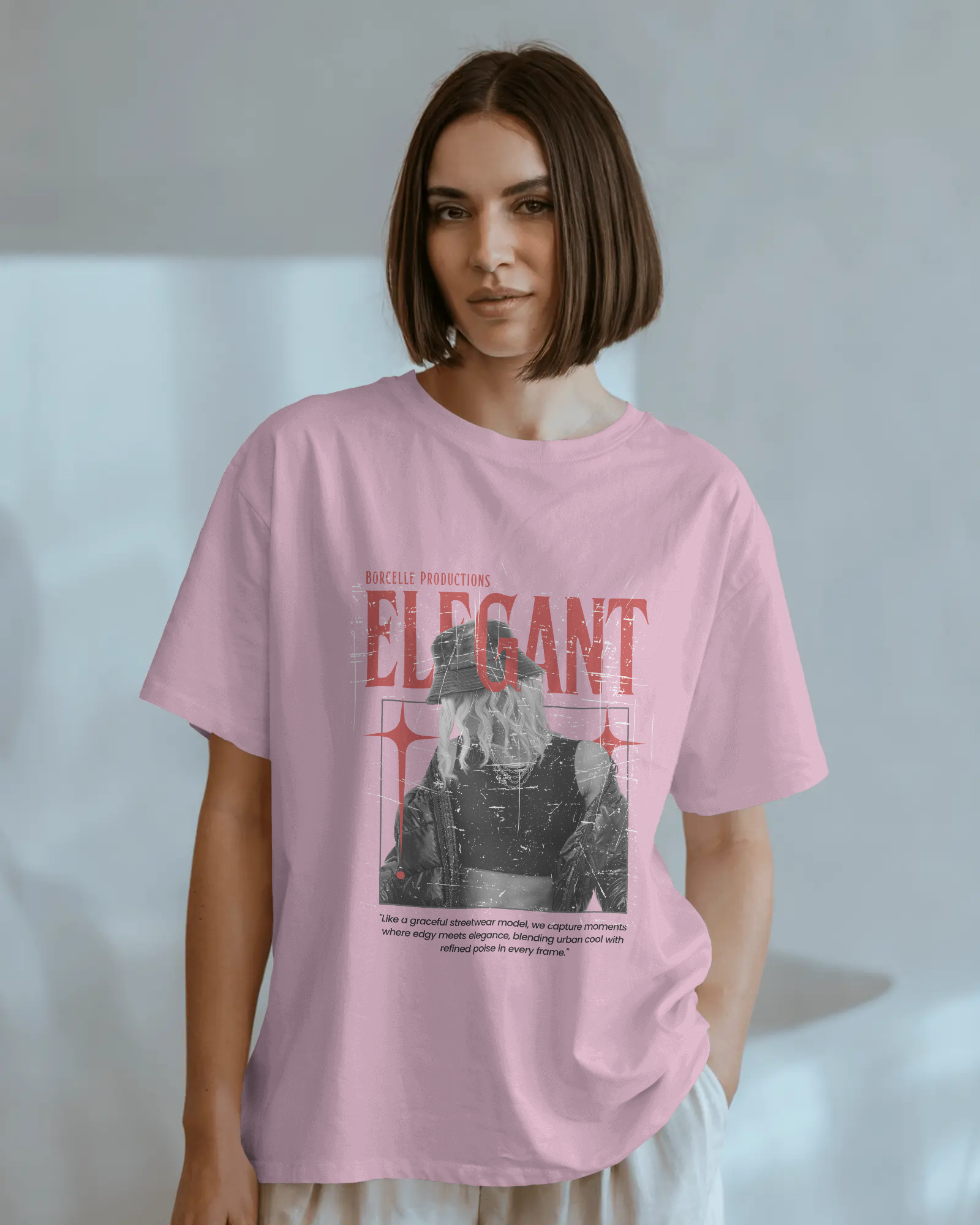 Urban Elegance Premium Oversized T-shirt: The Perfect Blend of Edge and Grace