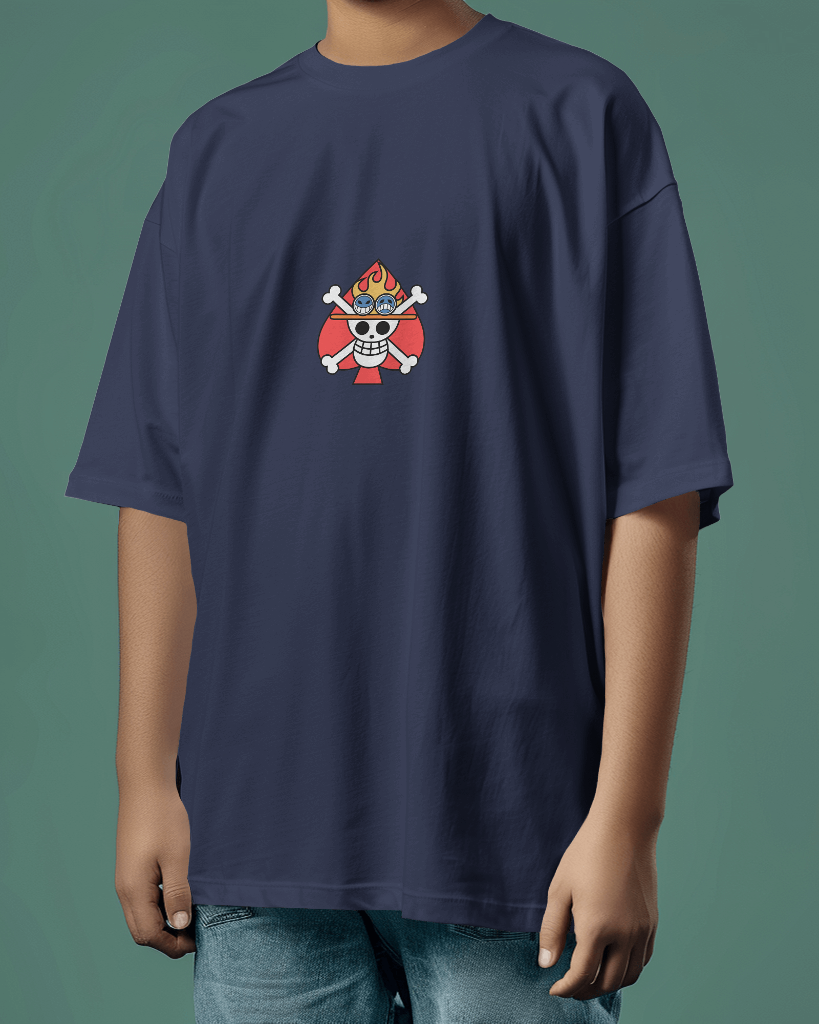 Portgas D Ace T-shirt | One Piece Premium Oversized T-shirt